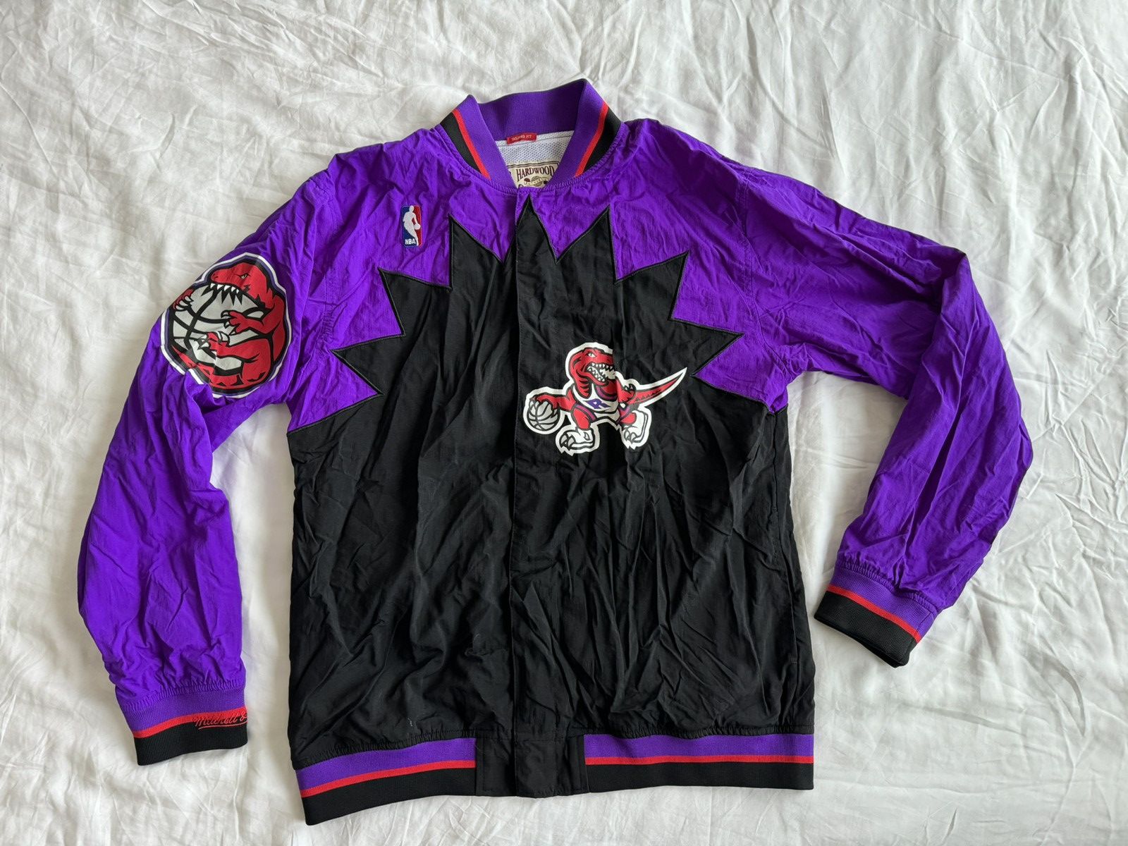 image of Mitchell Ness x NBA Hardwood Classics X Mitchell & Ness X Toronto Raptors in Purple (Size Large)