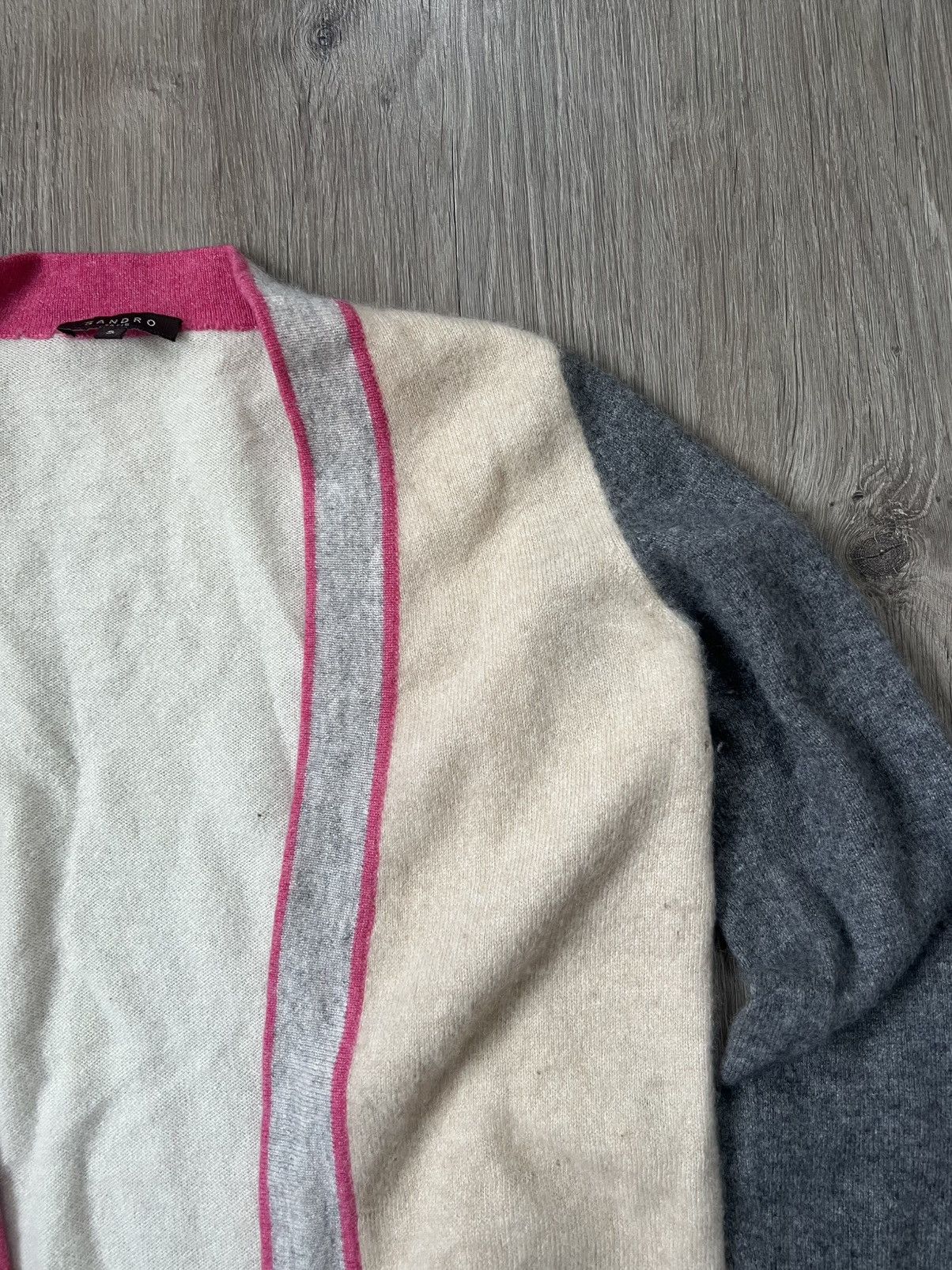 Sandro × Vintage Sandro vintage cashmere cardigan Size S / US 4 / IT 40 - 2 Thumbnail