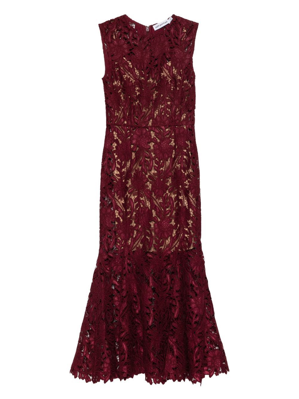 Self-Portrait LACE LONG DRESS Size M / US 6-8 / IT 42-44 - 1 Thumbnail