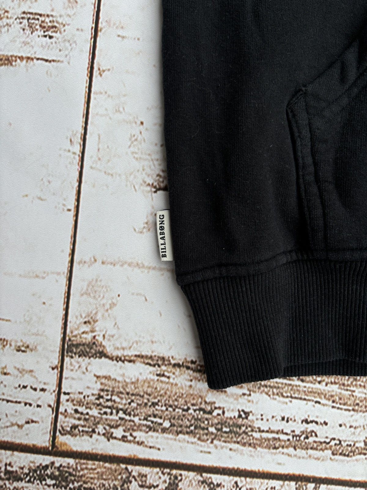 Billabong × Vintage Vintage Billabong Black Hoodie Sweatshirt Sk8 Style Boxy Size US M / EU 48-50 / 2 - 4 Thumbnail