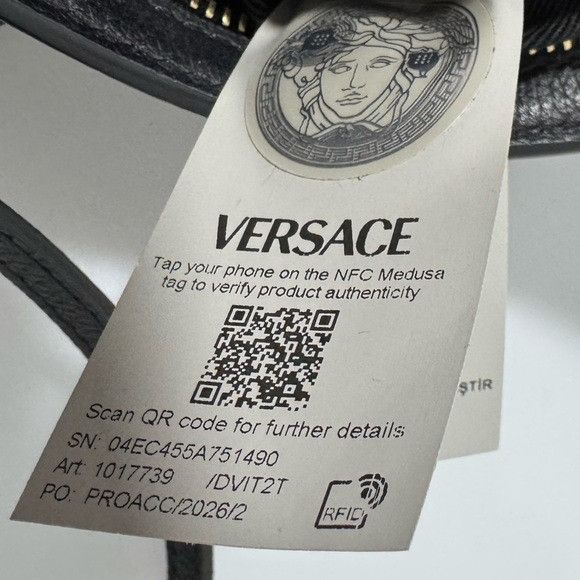 Versace Versace La Medusa Mini Bag Black Gold Size ONE SIZE - 9 Thumbnail