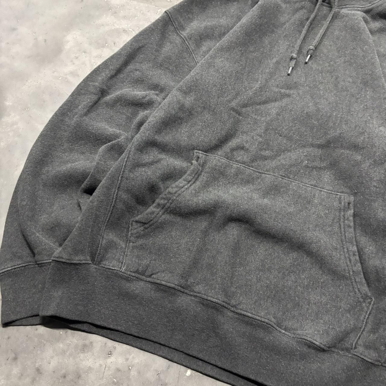 Japanese Brand × Vintage Crazy Vintage Y2K/2000s Dark Grey Blank Streetwear Heavyweight Essential Hoodie! Size US M / EU 48-50 / 2 - 3 Thumbnail