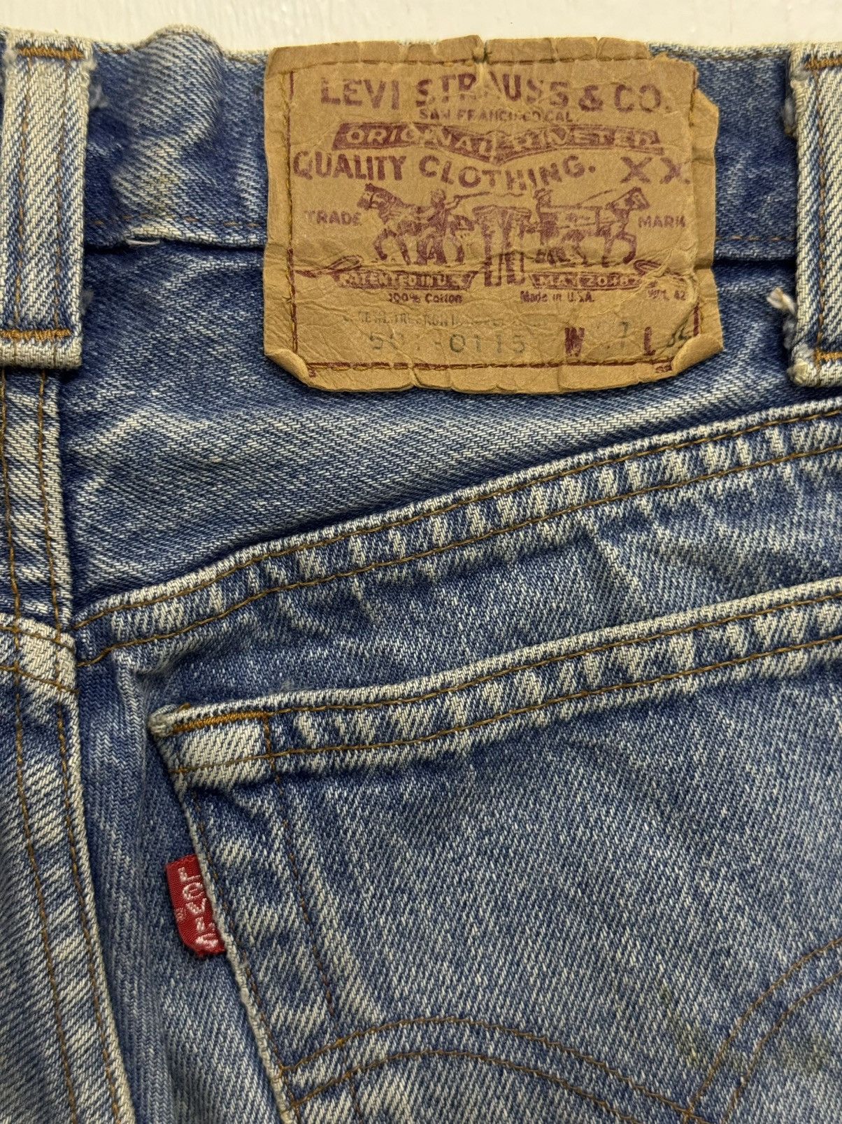 Levi's × Vintage Vintage Levis 501 Distress Denim Size 28" / US 6 / IT 42 - 6 Thumbnail
