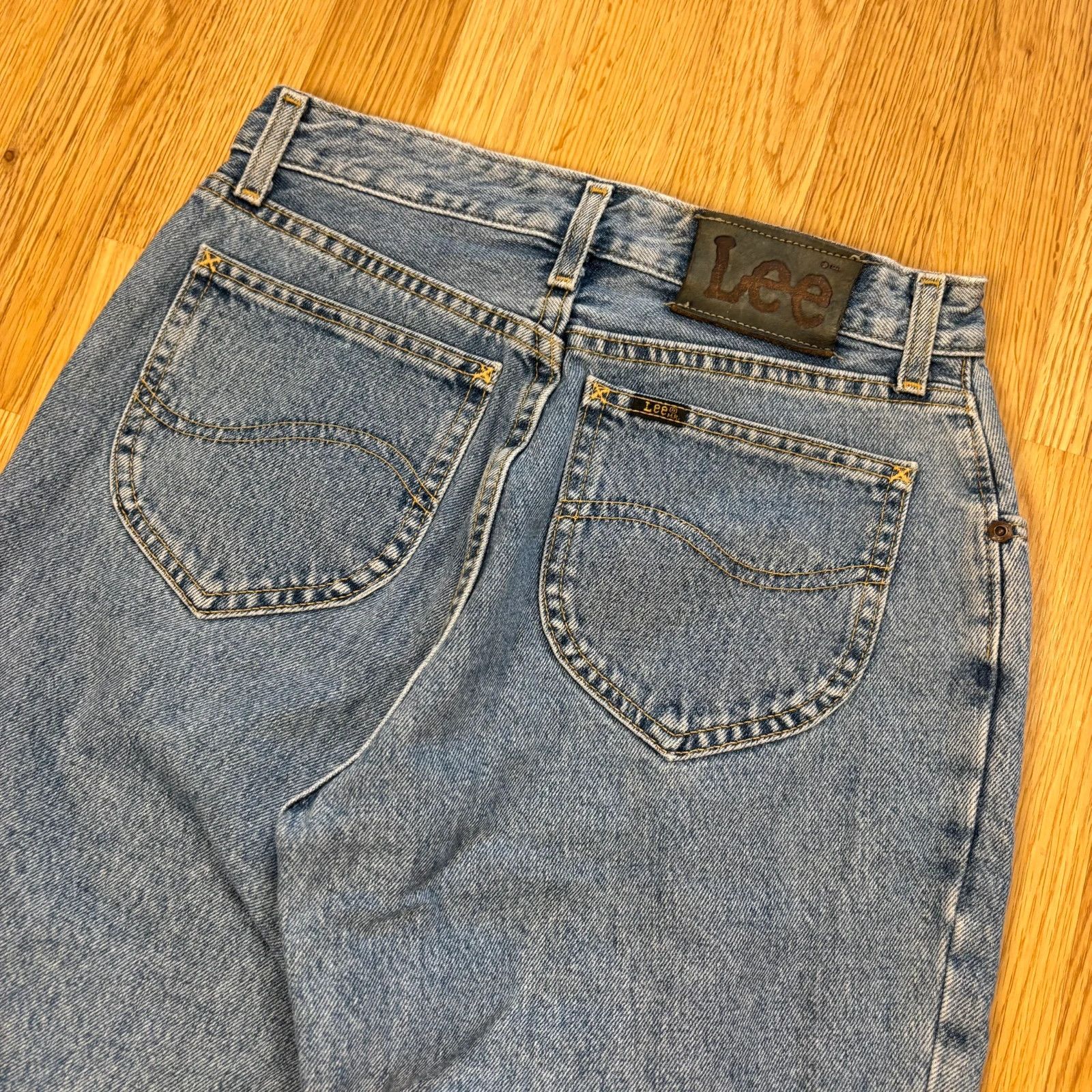 Lee Lee Straight Leg Jeans W29 L31 Size US 29 - 7 Thumbnail