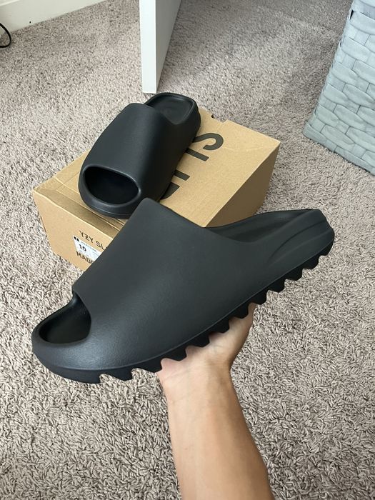 Adidas Yeezy Slide Onyx | Grailed