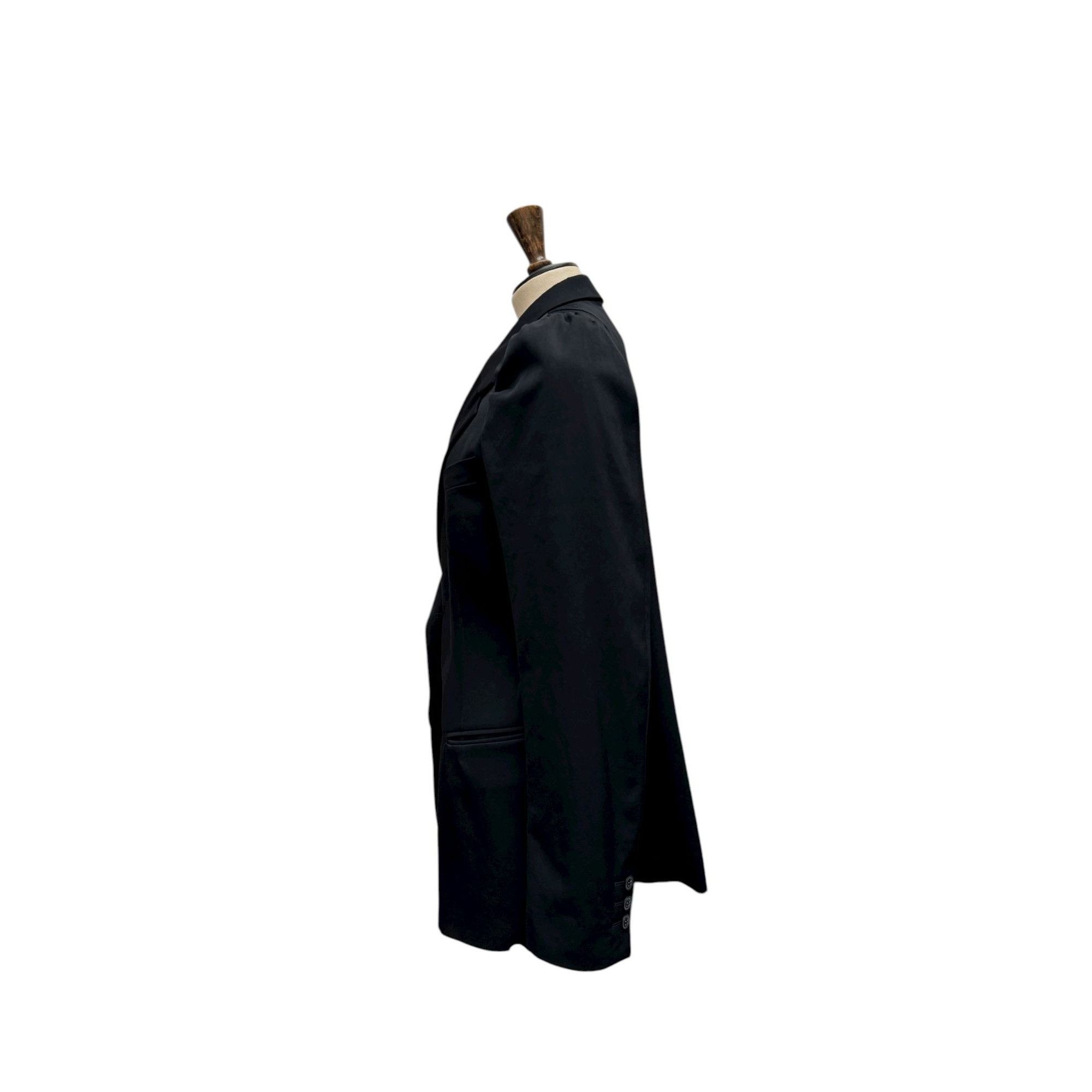 Dries Van Noten 1990s Cigarette Shoulder Black Blazer Jacket Size M / US 6-8 / IT 42-44 - 4 Thumbnail