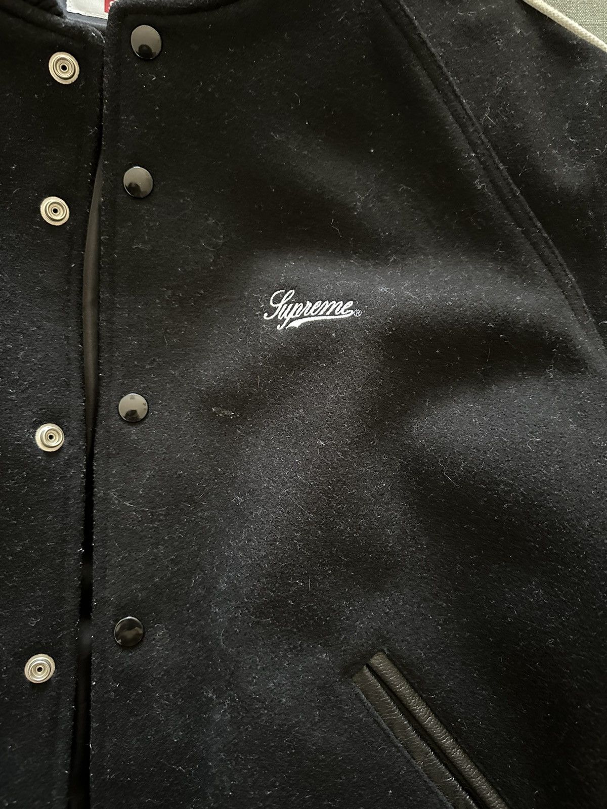Supreme Supreme Varsity Jacket It’s All Bollocks Size US L / EU 52-54 / 3 - 3 Thumbnail