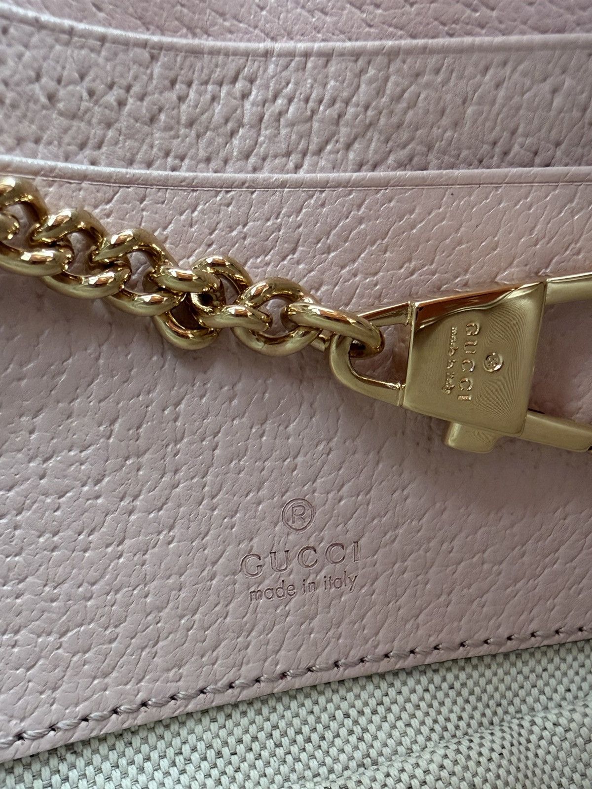 Gucci Gucci Half-Moon Ophidia bag in Pink and tan Size ONE SIZE - 10 Thumbnail