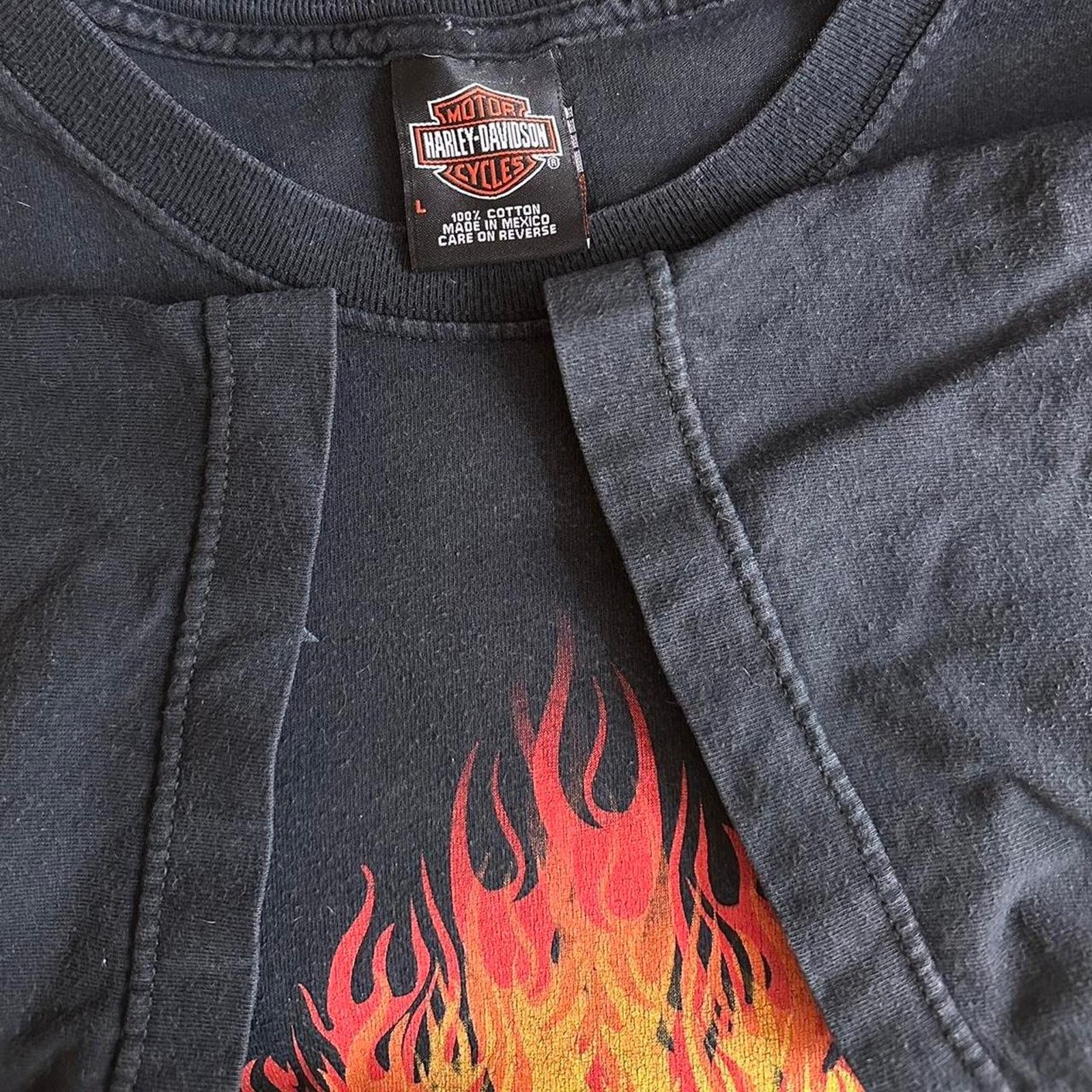 Harley Davidson × Vintage Vintage Harley Davidson Shirt Size US L / EU 52-54 / 3 - 6 Thumbnail