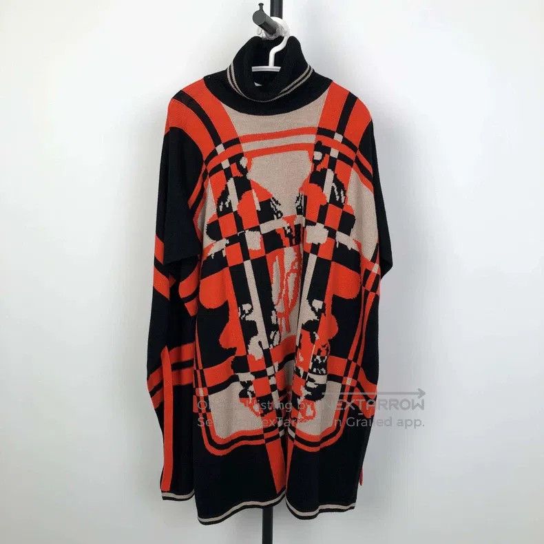 Hermes Hermes Women's Cashmere Knit Sweater in Black, Orange, and Size XS / US 0-2 / IT 36-38 - 1 Thumbnail