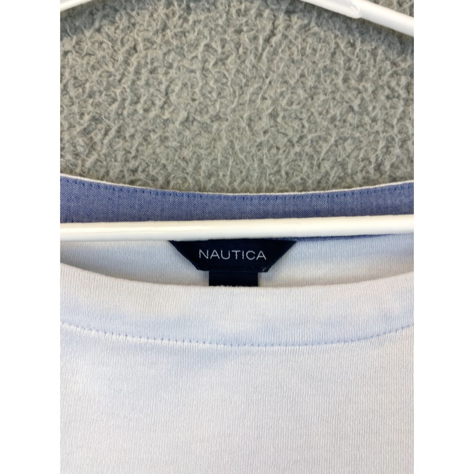 Nautica VINTAGE? (No) Nautica Blouse Women 3/4 Sleeve Round Neck Pullover White XXL 2XL Women’s Shirt Top 3/4 Sleeve White Nautica Womens Blouse 2XL Size XXL / US 16-18 / IT 52-54 - 3 Thumbnail