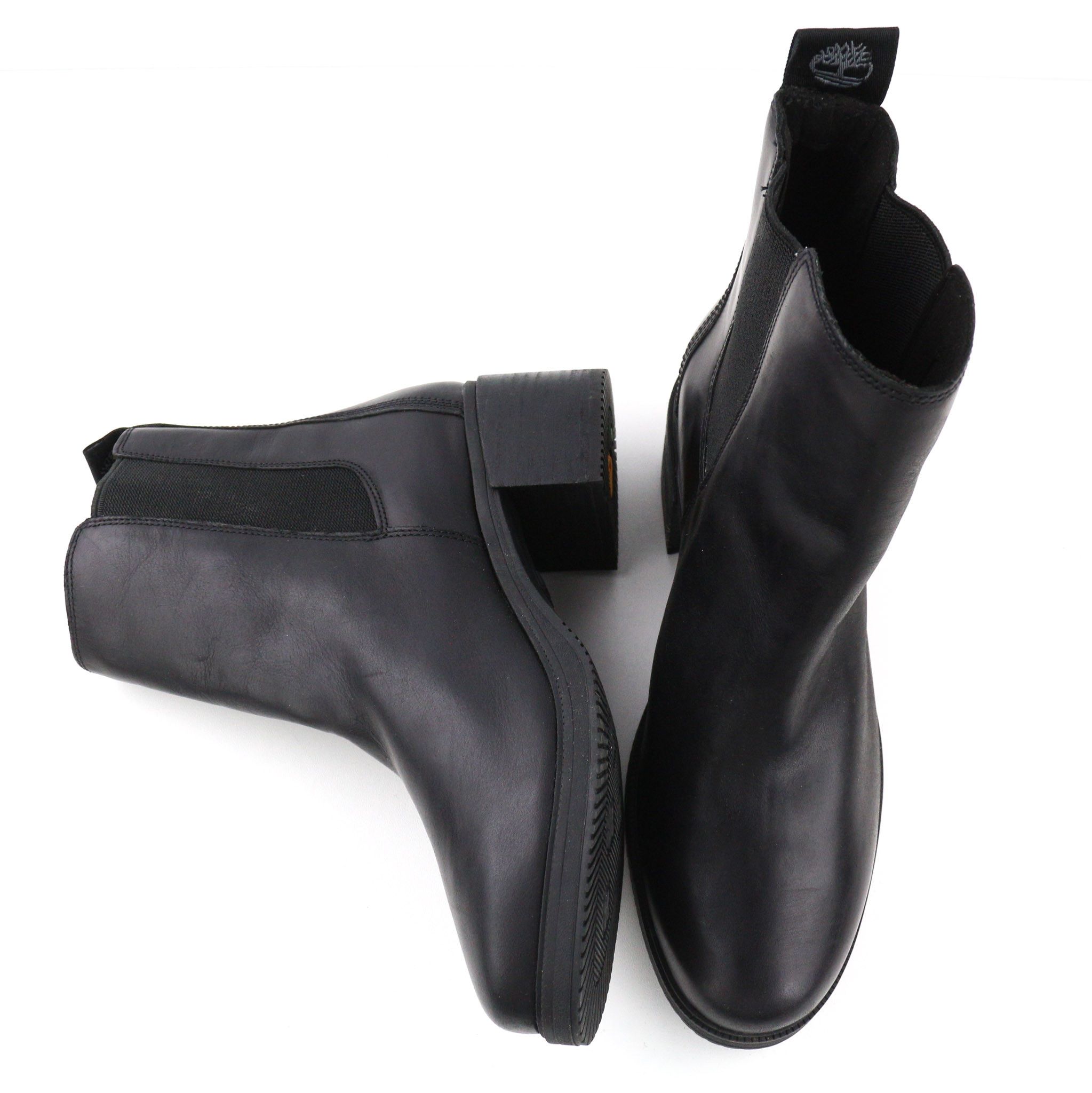 Timberland A25B1 UK6/UK7 Black Leather Heel ReBOTL 80872 Size US 6.5 / IT 36.5 - 7 Thumbnail