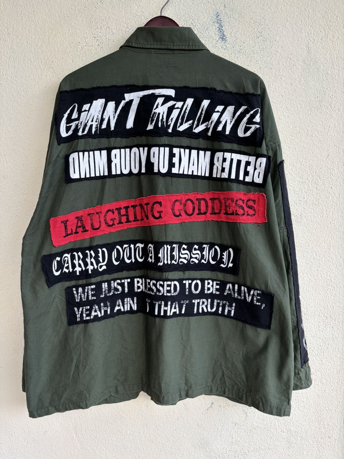 Japanese Brand Baycrest Crazy Distortion Army Styled Shirt Size US XL / EU 56 / 4 - 2 Thumbnail