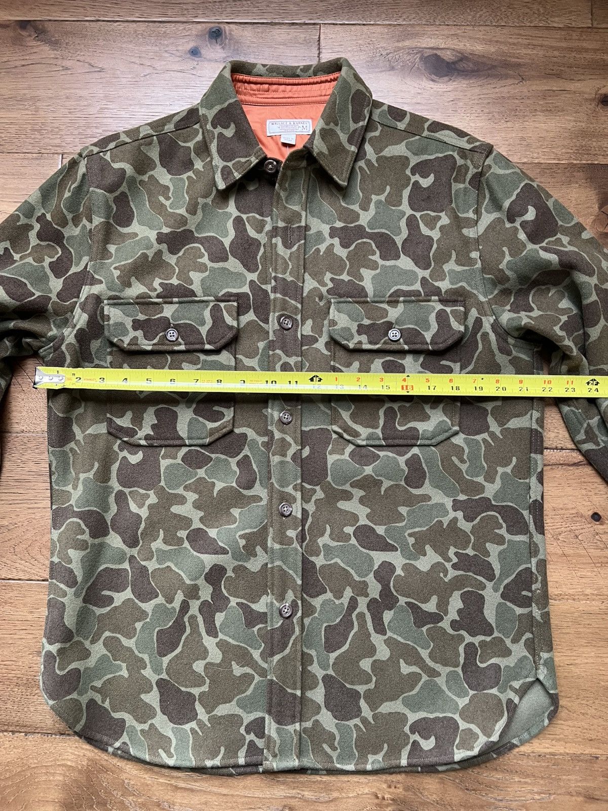 Wallace & Barnes Wallace and Barnes J. Crew Camo Shirt Jacket Medium Shacket Size US M / EU 48-50 / 2 - 10 Thumbnail