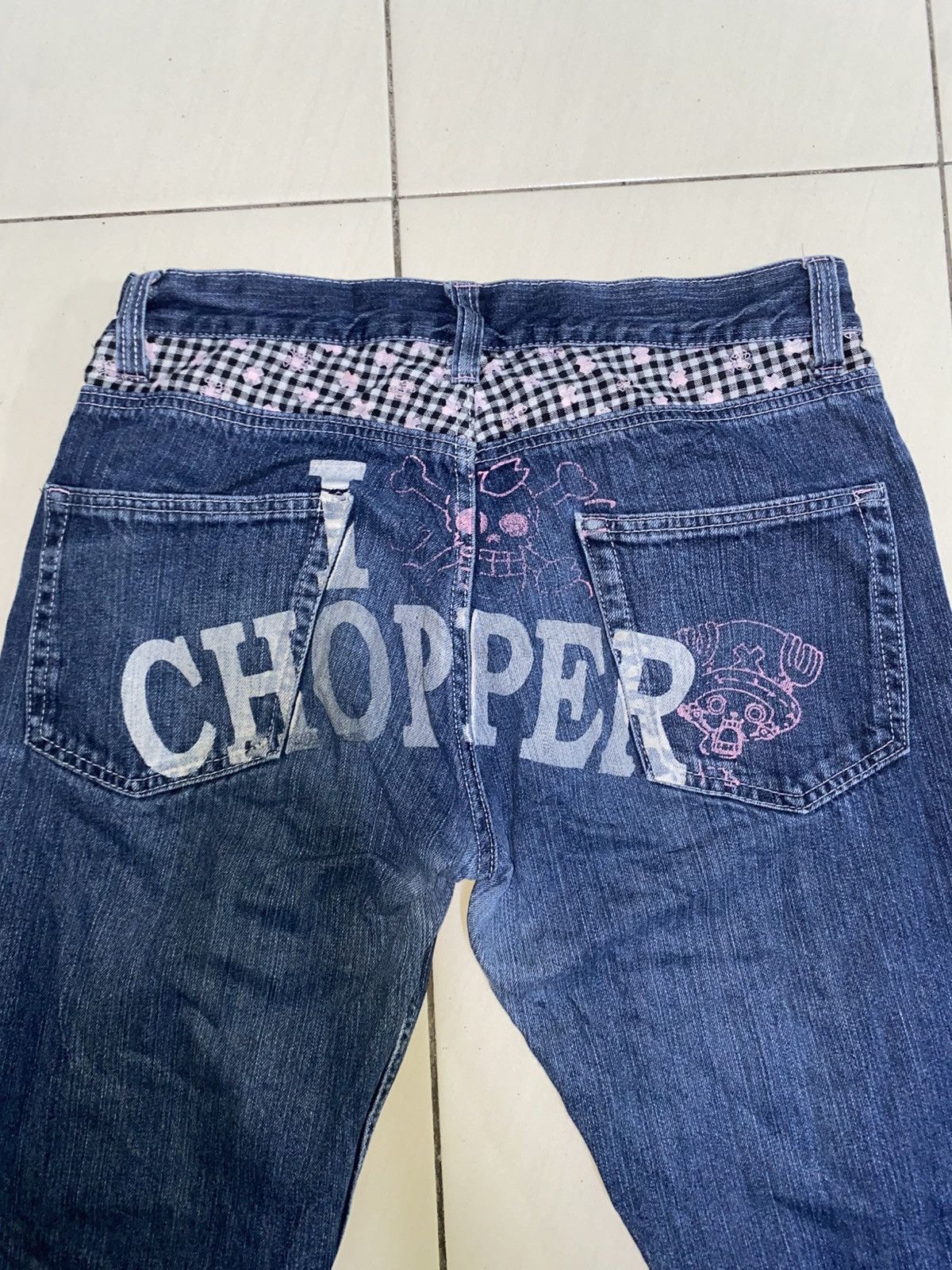 Japanese Brand Vintage One Piece Tony Chopper Evisu Style Jeans Size US 32 / EU 48 - 10 Thumbnail