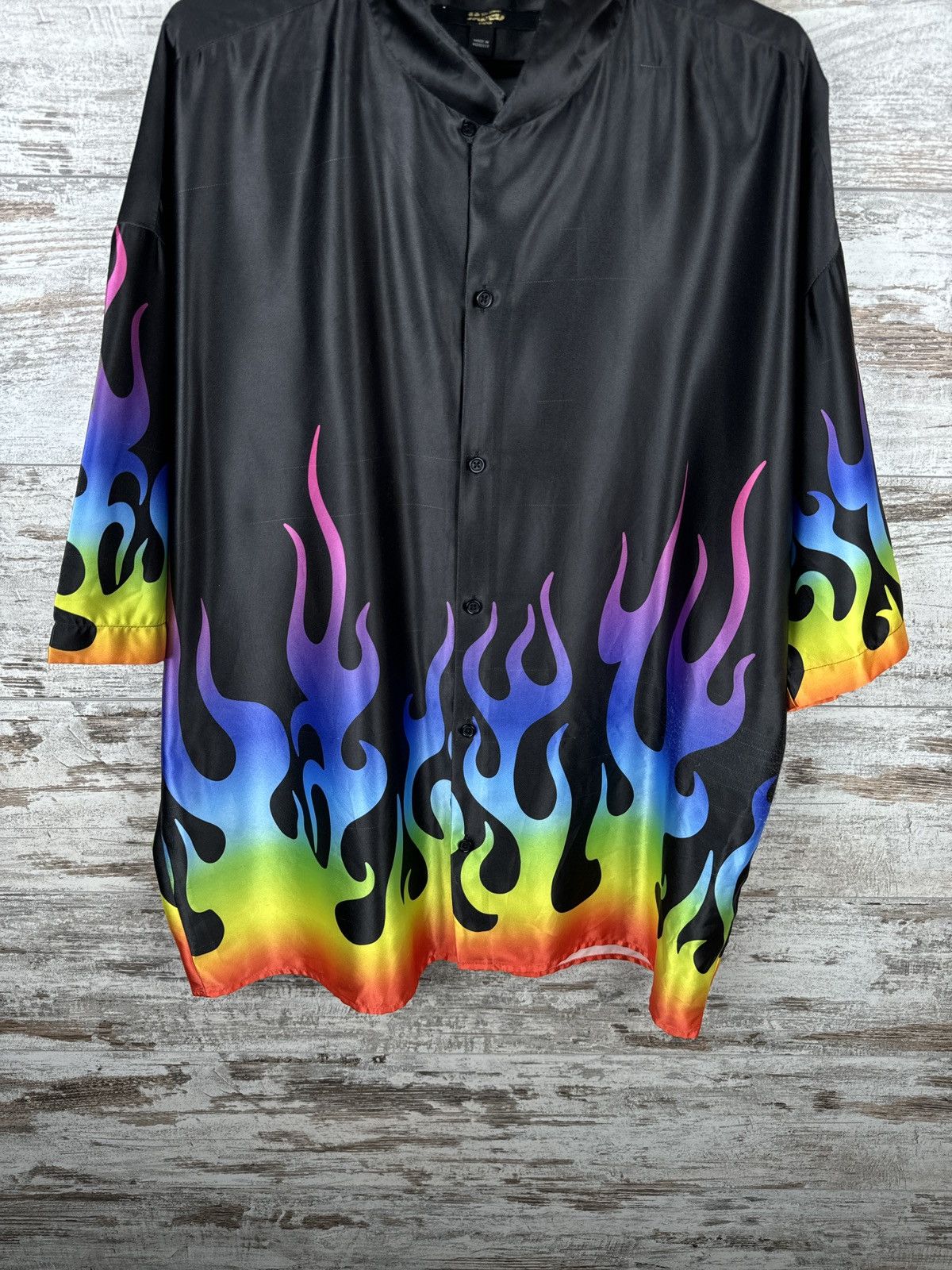 Jaded London Mens Vintage Jaded London shirts button up Hawaiian fire Size US L / EU 52-54 / 3 - 3 Thumbnail