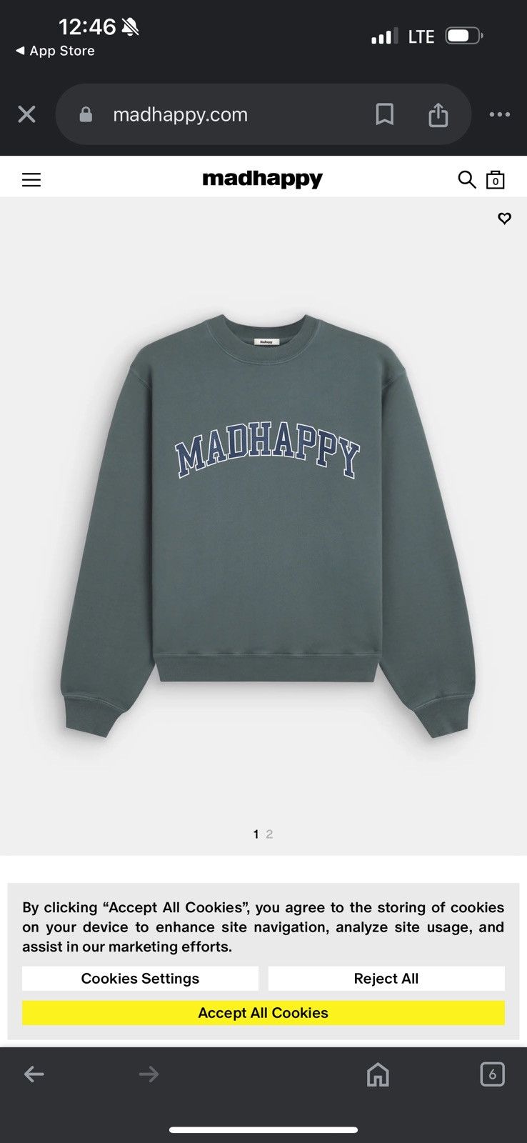 Madhappy Madhappy Campus Crewneck Size US S / EU 44-46 / 1 - 1 Thumbnail