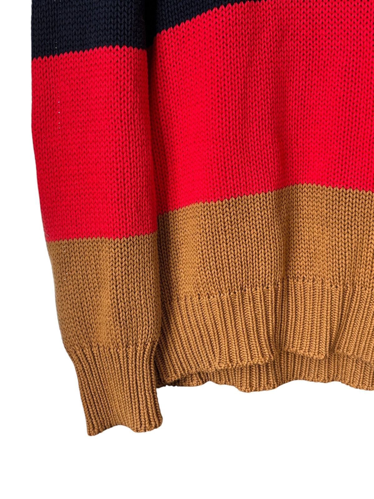 Louis Vuitton Louis Vuitton Graphic Stripe Chunky Knit Sweater Size US L / EU 52-54 / 3 - 5 Thumbnail