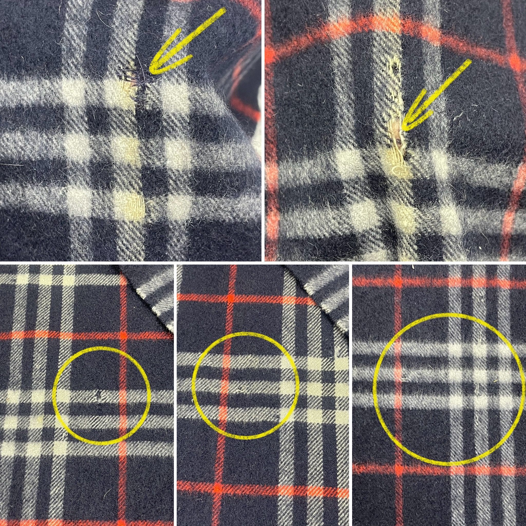 Burberry Vintage Burberrys Checkered Muffler Scarf - 6232 Size ONE SIZE - 9 Thumbnail