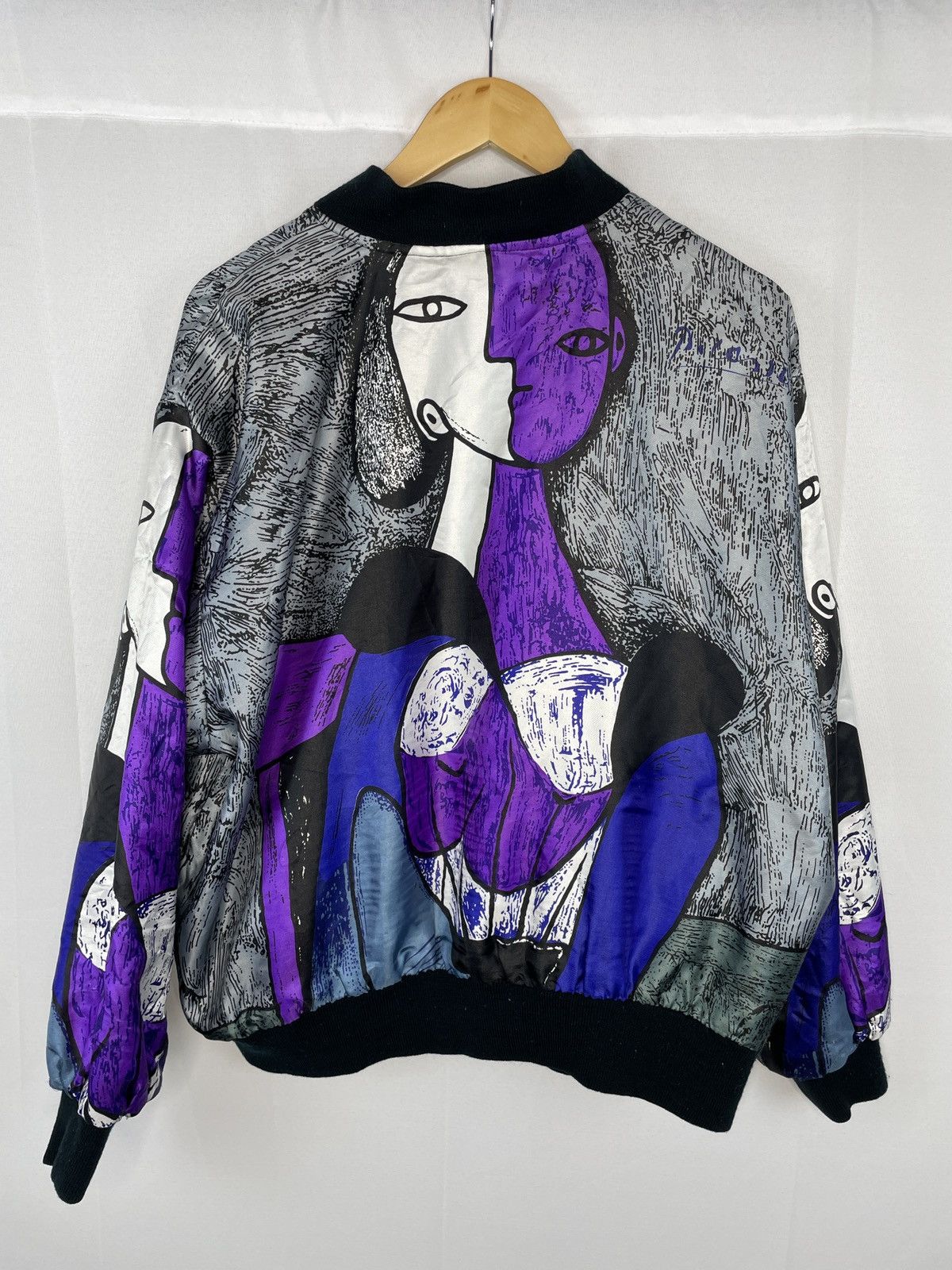 Vintage Vintage Picasso Silk Bomber Size US M / EU 48-50 / 2 - 3 Thumbnail
