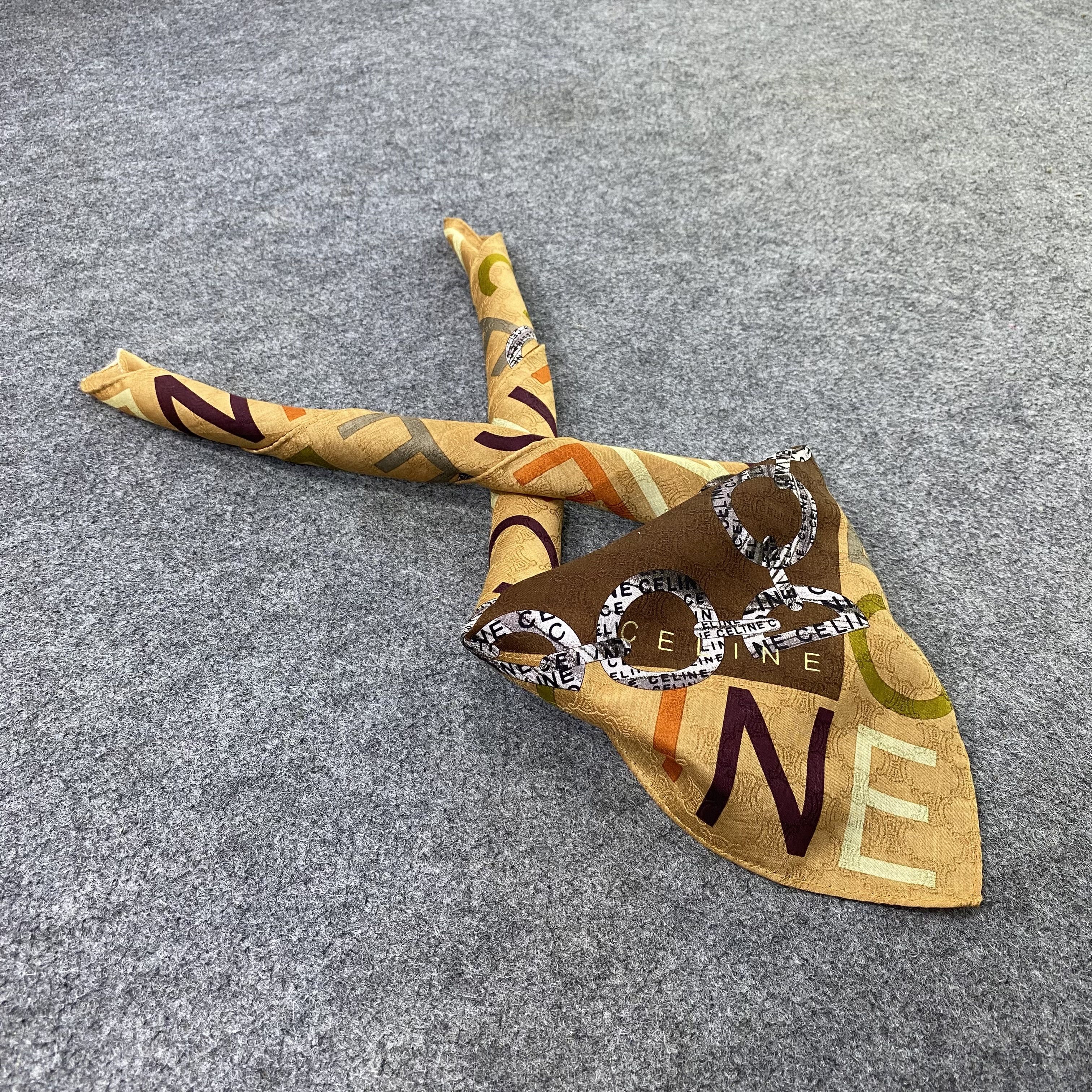 Celine Celine Handkerchief Neckerchief Bandana-B2033 Size ONE SIZE - 1 Thumbnail