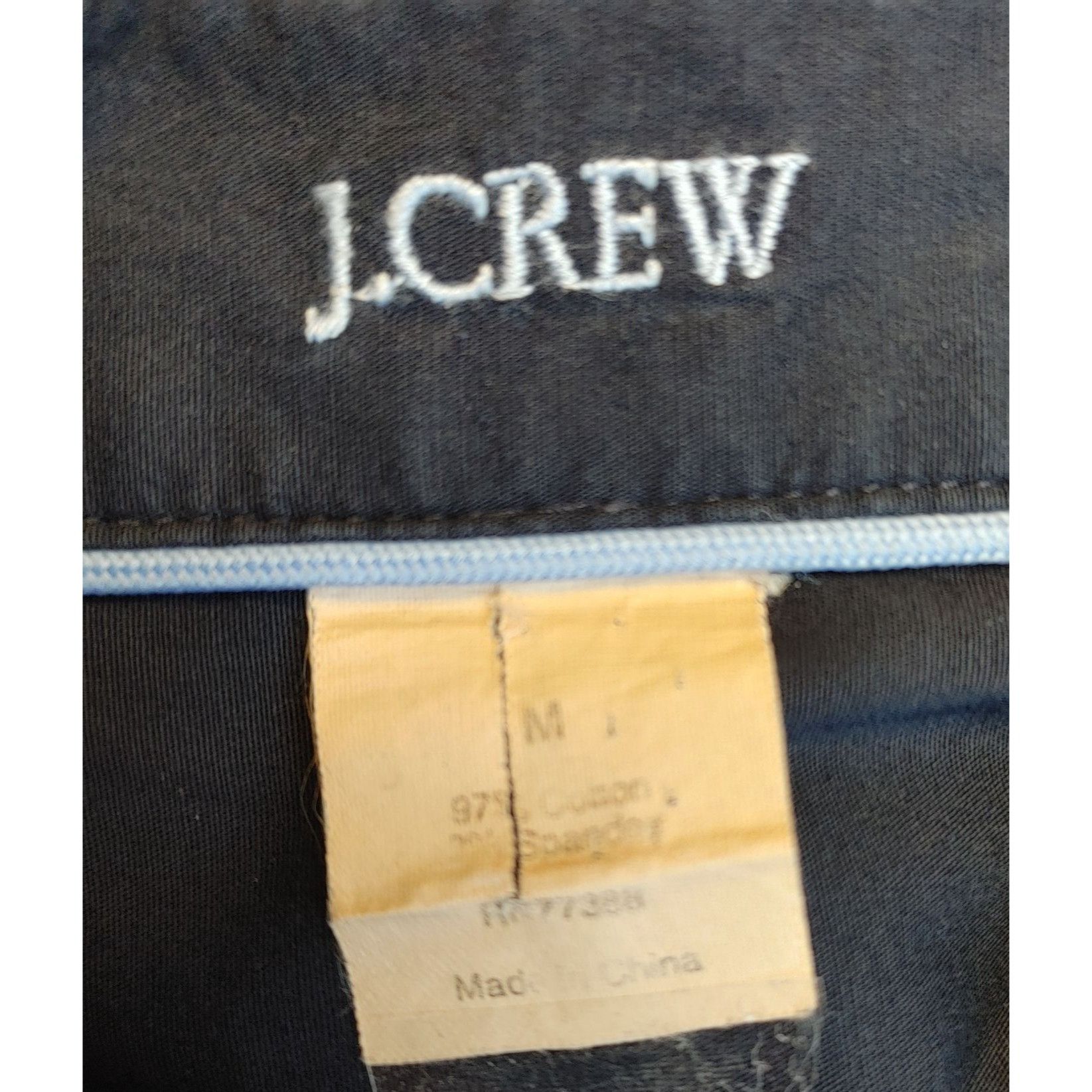 J.Crew J.Crew Men's Blue-Gray Long Sleeve Collared Dress Shirt Med Size US M / EU 48-50 / 2 - 3 Thumbnail