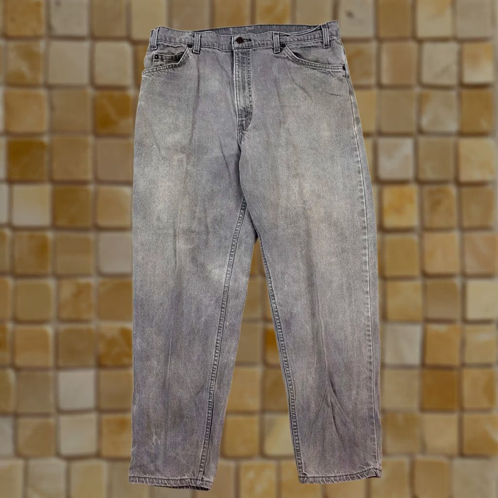 Levi's VINTAGE Levi's Gray Tapered Jeans 36x30 USA Made Denim Relaxed 80s 90s Grunge Work Mens Jeans Size US 36 / EU 52 - 1 Thumbnail