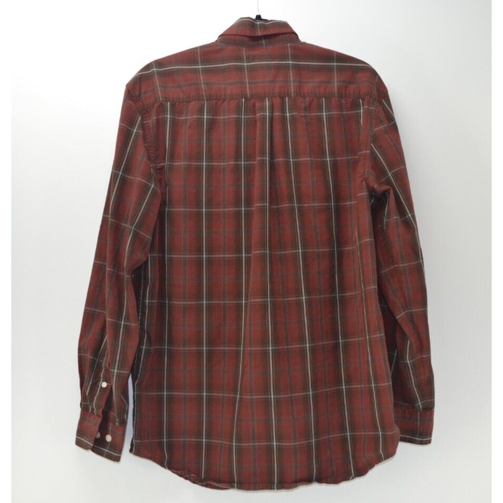 Other Austin Clothing Co. Burgundy Plaid Long Sleeve Collared Sz M Size US M / EU 48-50 / 2 - 2 Thumbnail