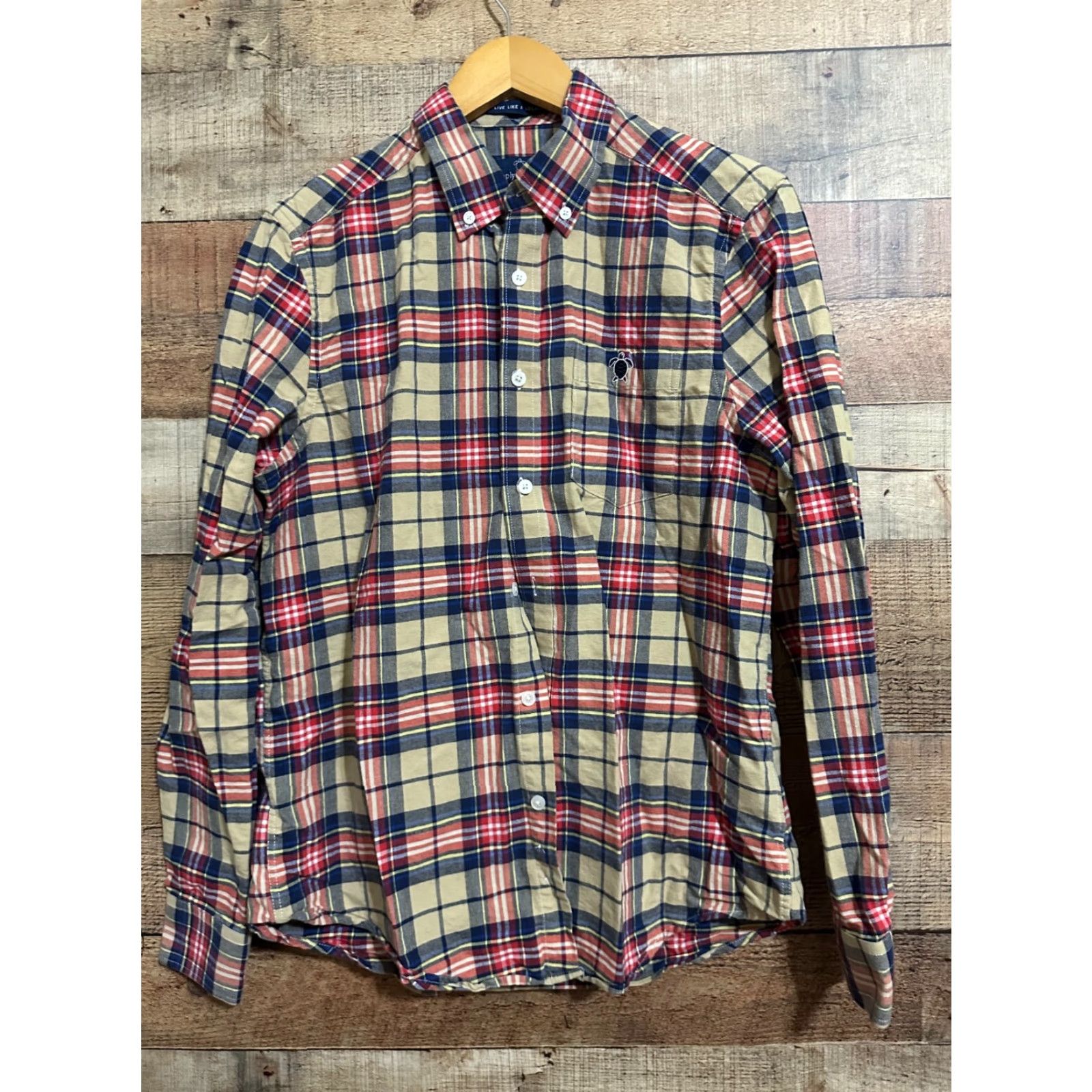 Vintage Simply Southern Plaid Flannel Long Sleeve Button Men’s Small Size US S / EU 44-46 / 1 - 2 Thumbnail