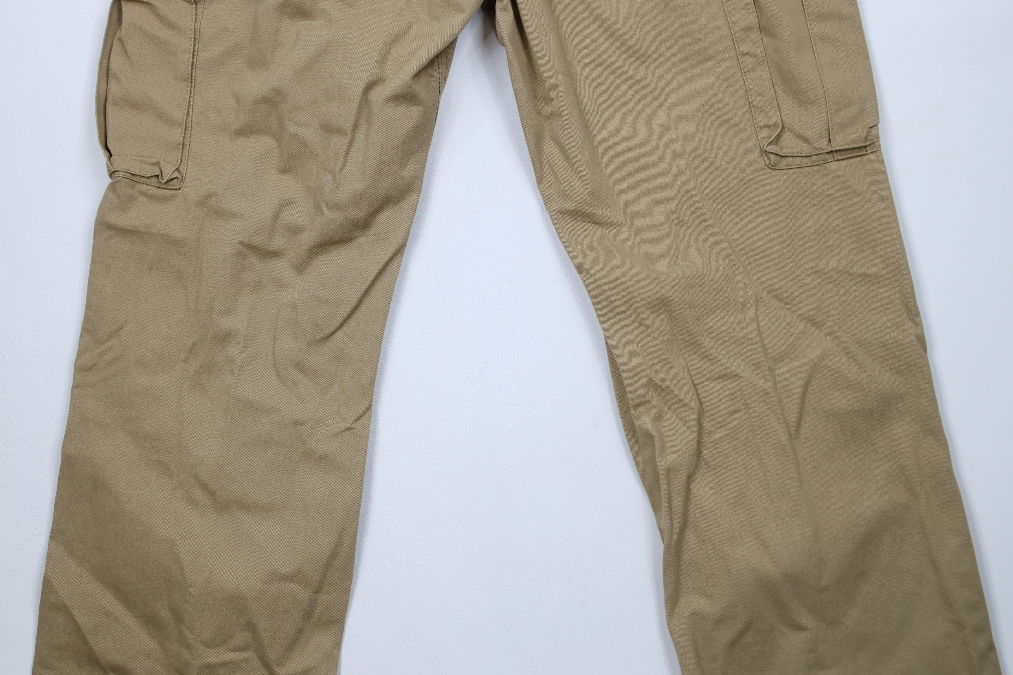Gap × Vintage Vintage Y2K Gap Baggy Wide Leg Cargo Pants Beige Khaki Size US 36 / EU 52 - 10 Thumbnail