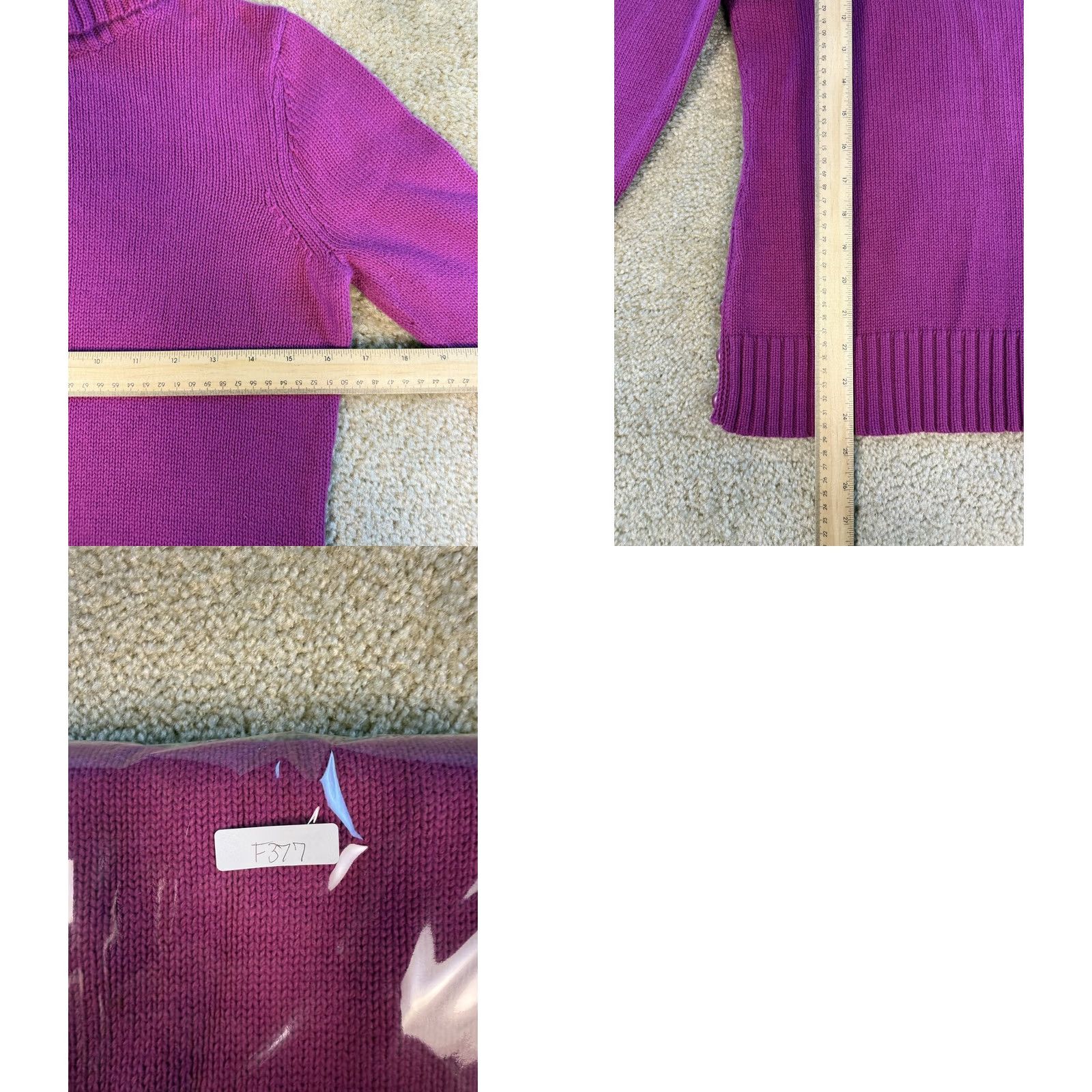 Loft LOFT Womens Sweater Size XS Pink Pullover Turtleneck Stretch Size XS / US 0-2 / IT 36-38 - 8 Thumbnail