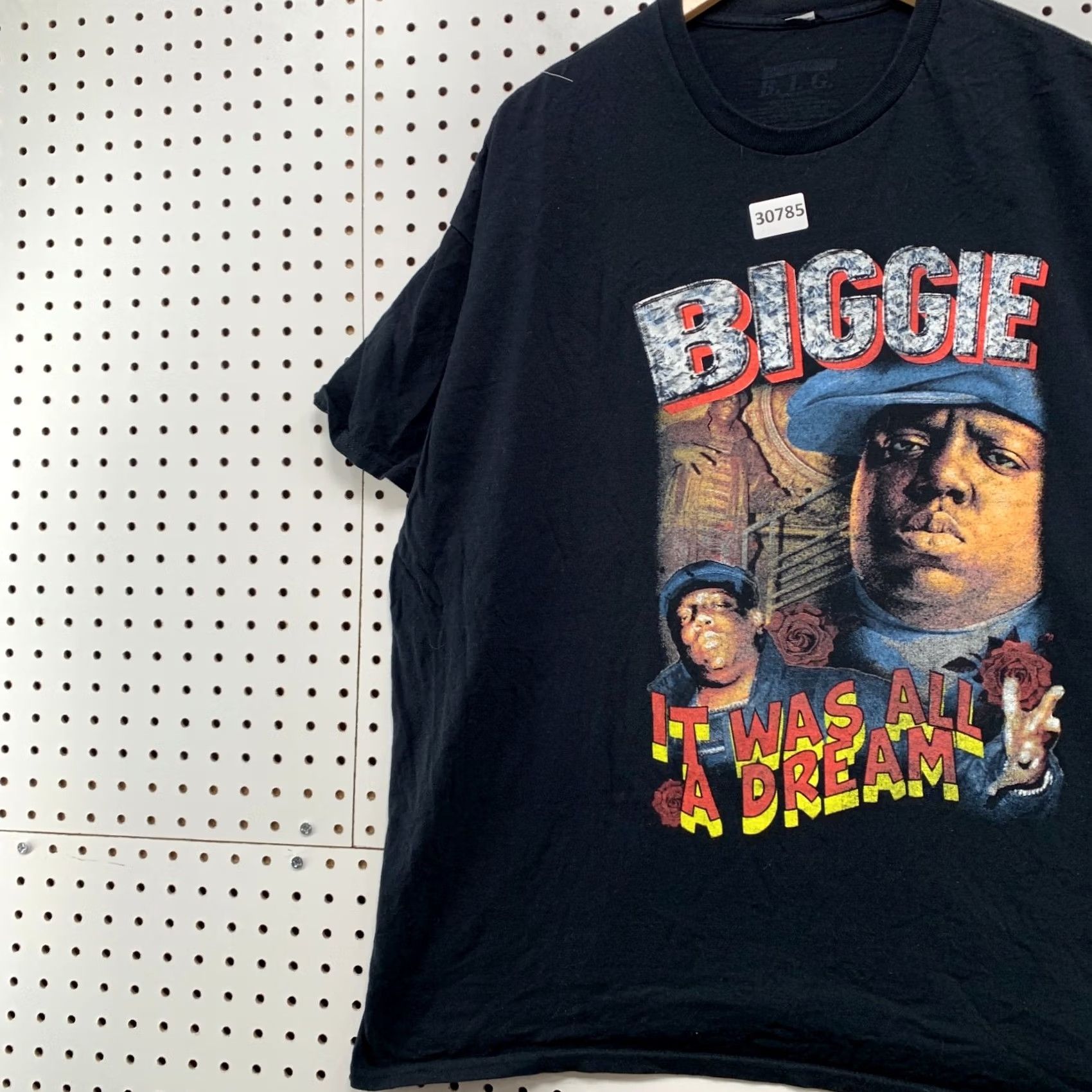 Etro Notorious BIG Shirt Mens 2XL Black Rap Tee Retro Hip Hop Short SLeeve 26X30 Size US XXL / EU 58 / 5 - 3 Thumbnail