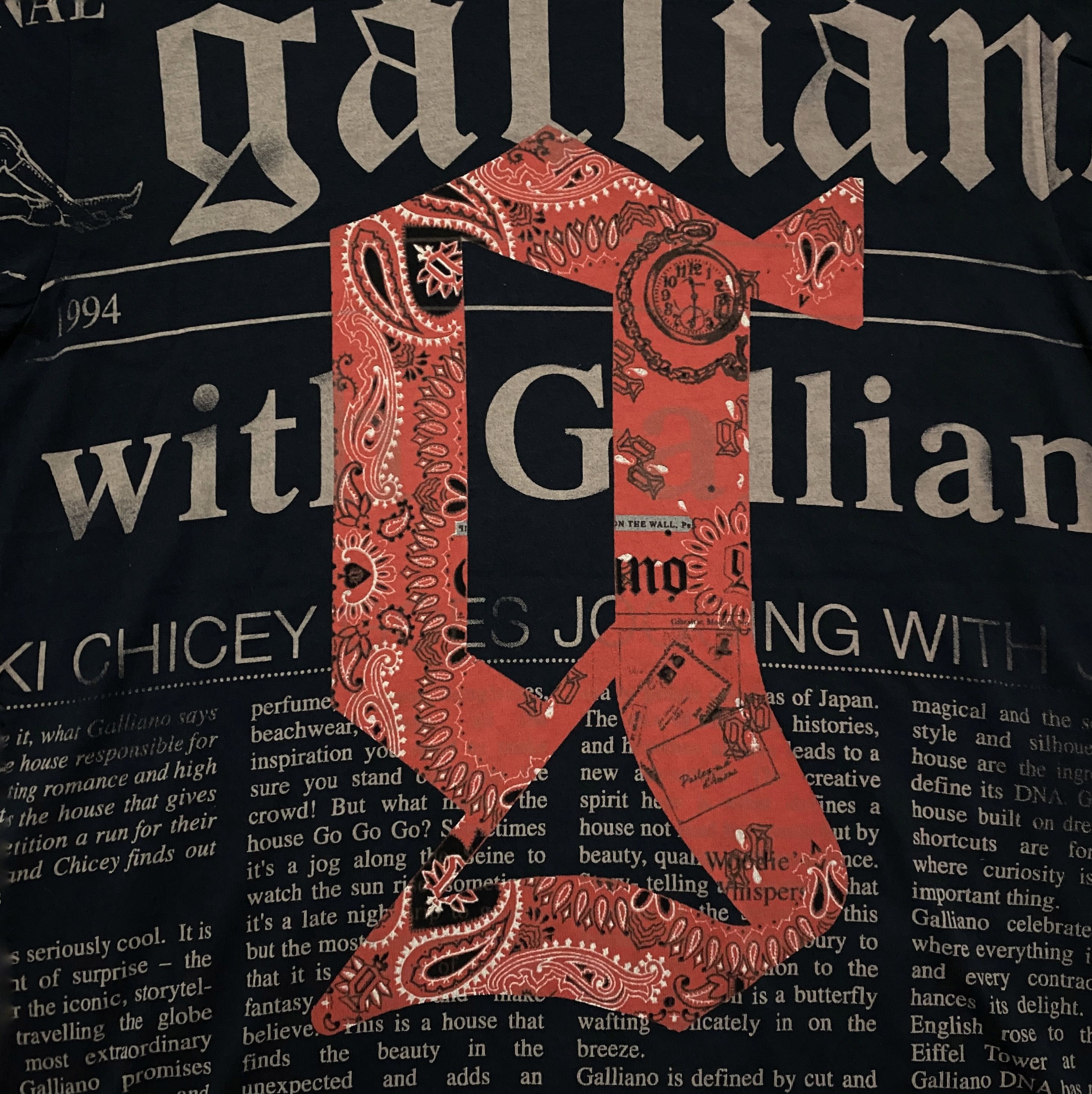 John Galliano GALLIANO MAGAZINE TEE Size US L / EU 52-54 / 3 - 3 Thumbnail