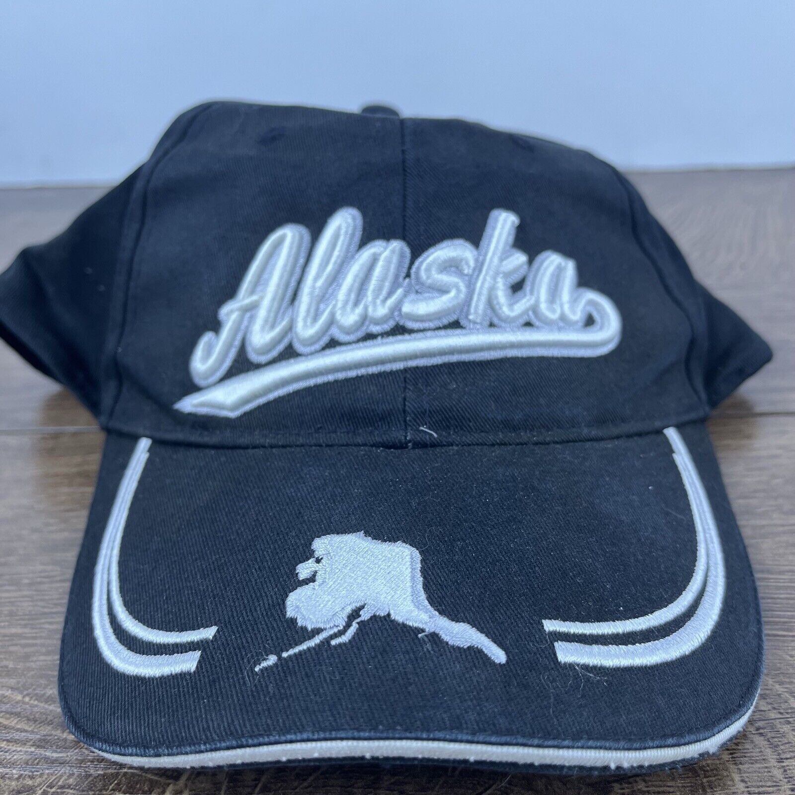 Other Alaska Hat Alaska State Black Hat Adjustable Adult Fit Hat B Size ONE SIZE - 1 Thumbnail