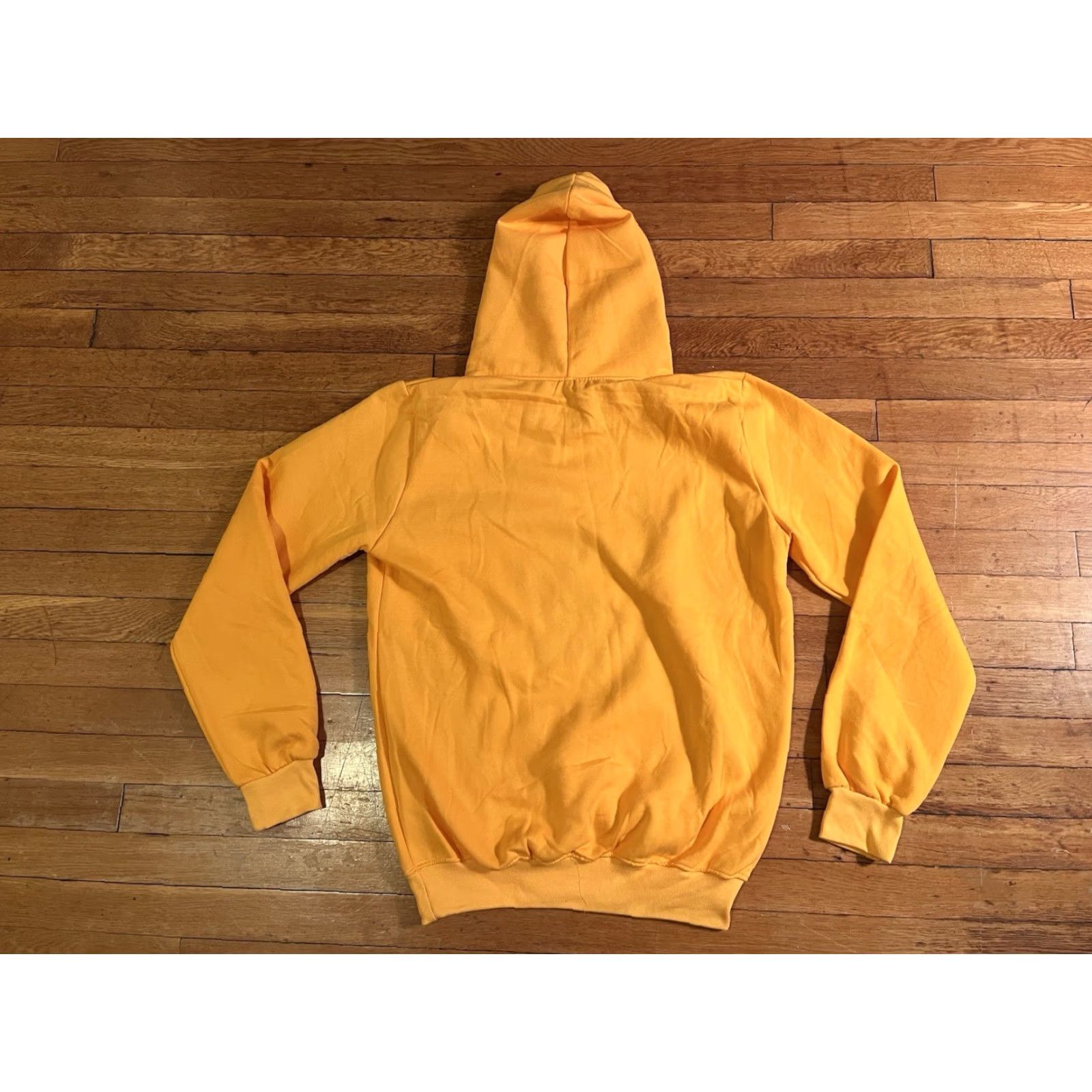 Vintage Uganda Skateboard Society Hoodie Mens XXL Yellow Logo Graphic Print Fleece Pullover Hooded Regular Size US XXL / EU 58 / 5 - 6 Thumbnail