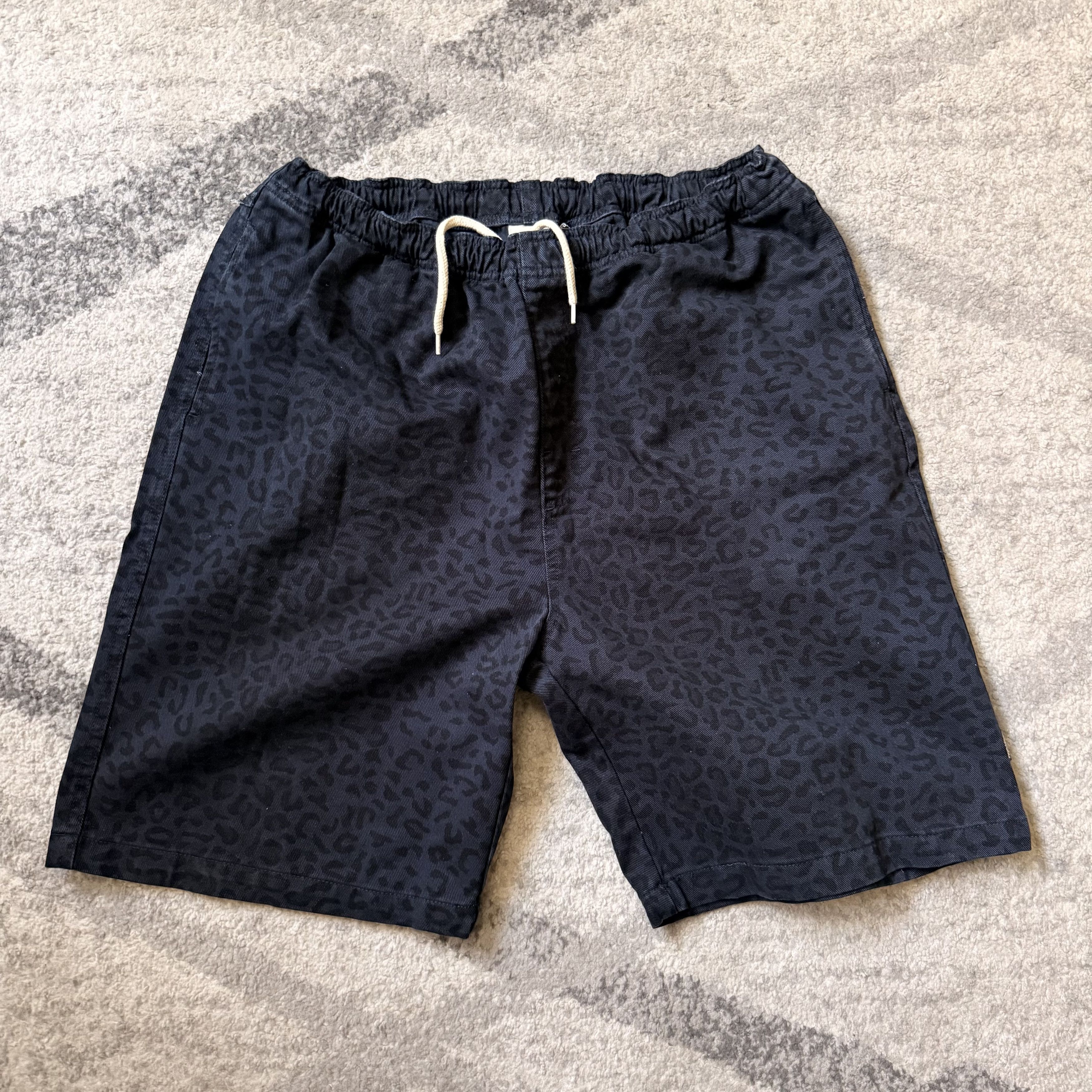 Stussy Leopard Print Beach Short “Ink Blue” | Grailed