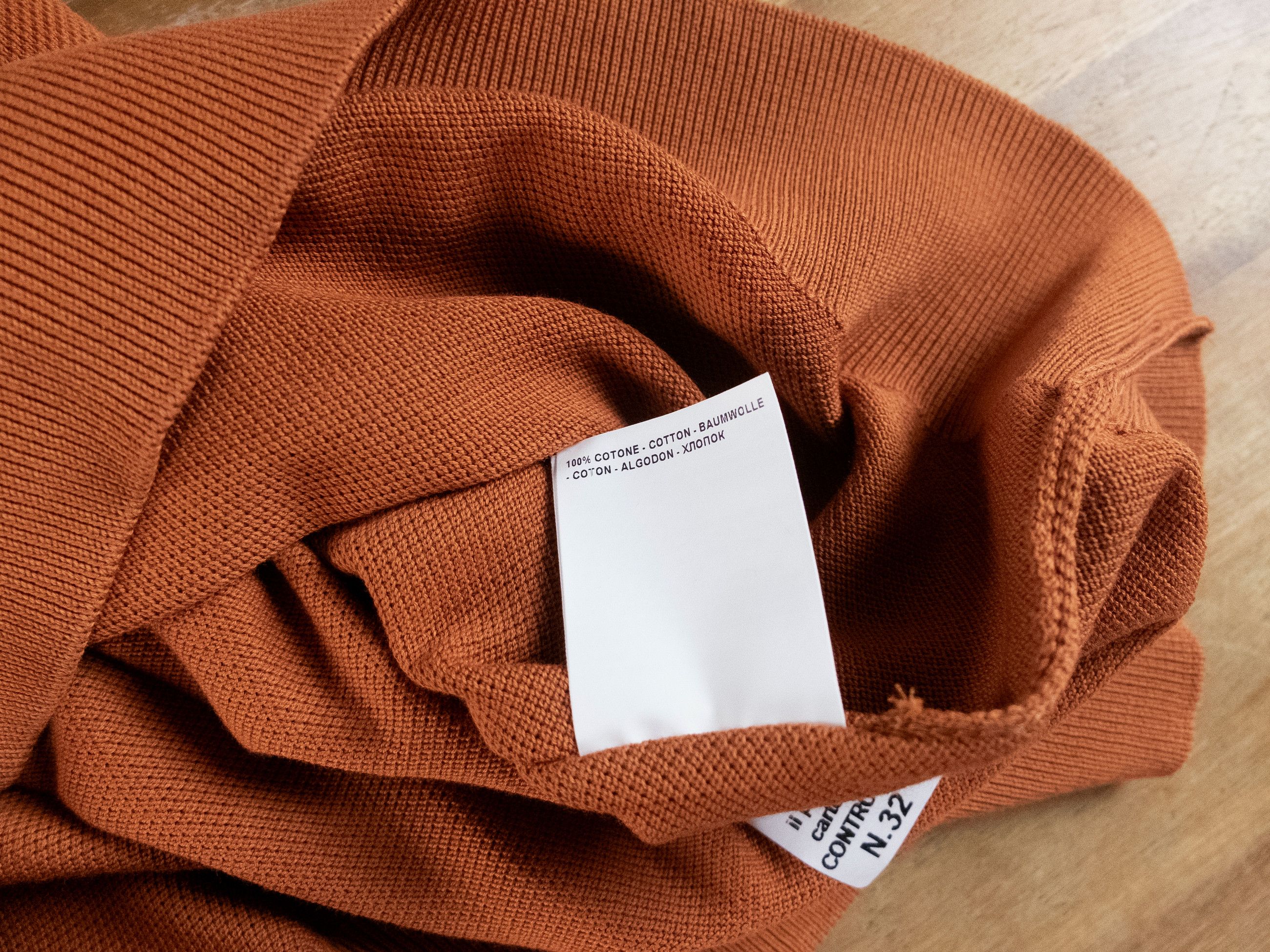 Gran Sasso GRAN SASSO orange vintage organic cotton sweater 3XL Size US XXL / EU 58 / 5 - 7 Thumbnail