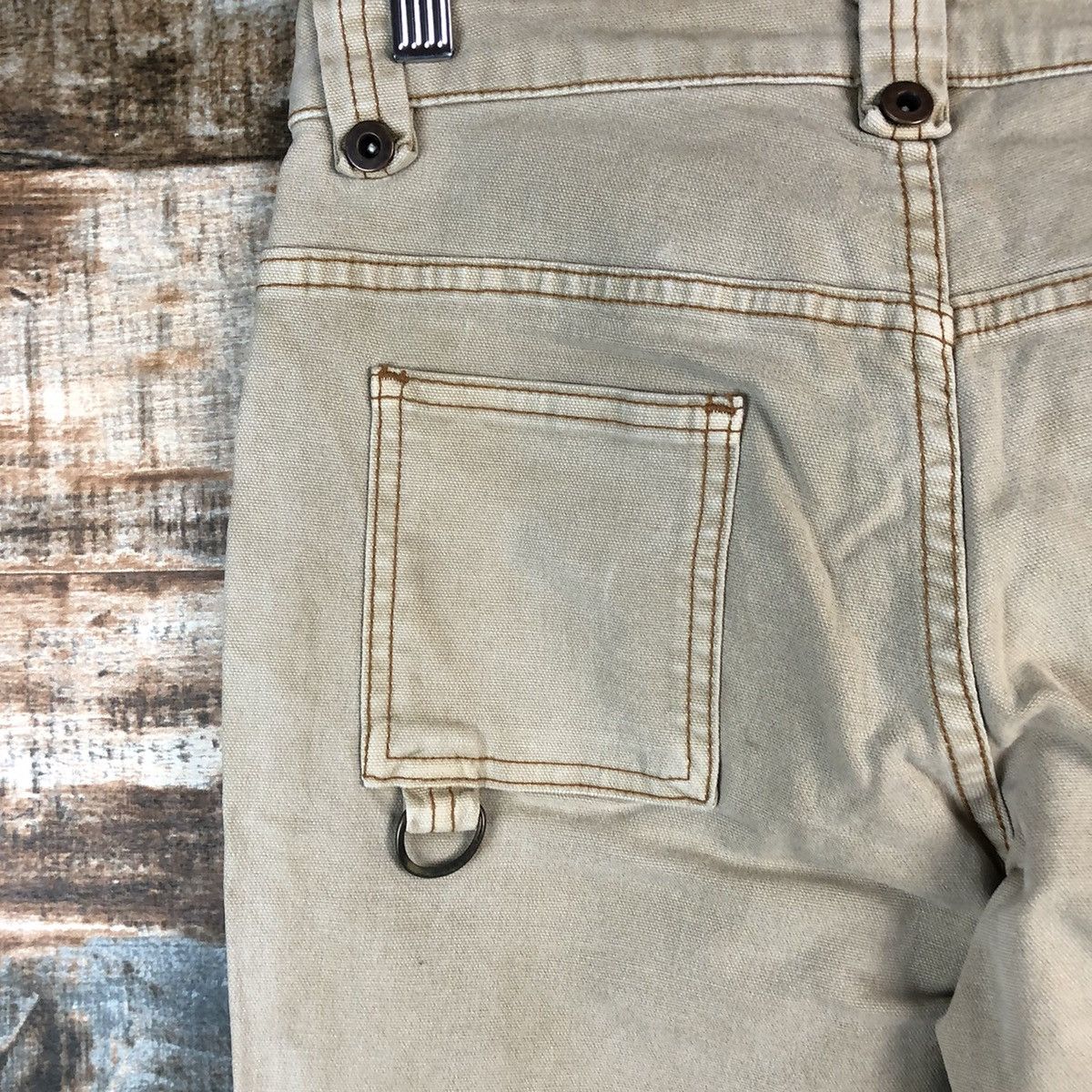 Japanese Brand Ru Jeans Brown Cargo Multipocket Pants #A2527 Size 27" / US 4 / IT 40 - 18 Thumbnail