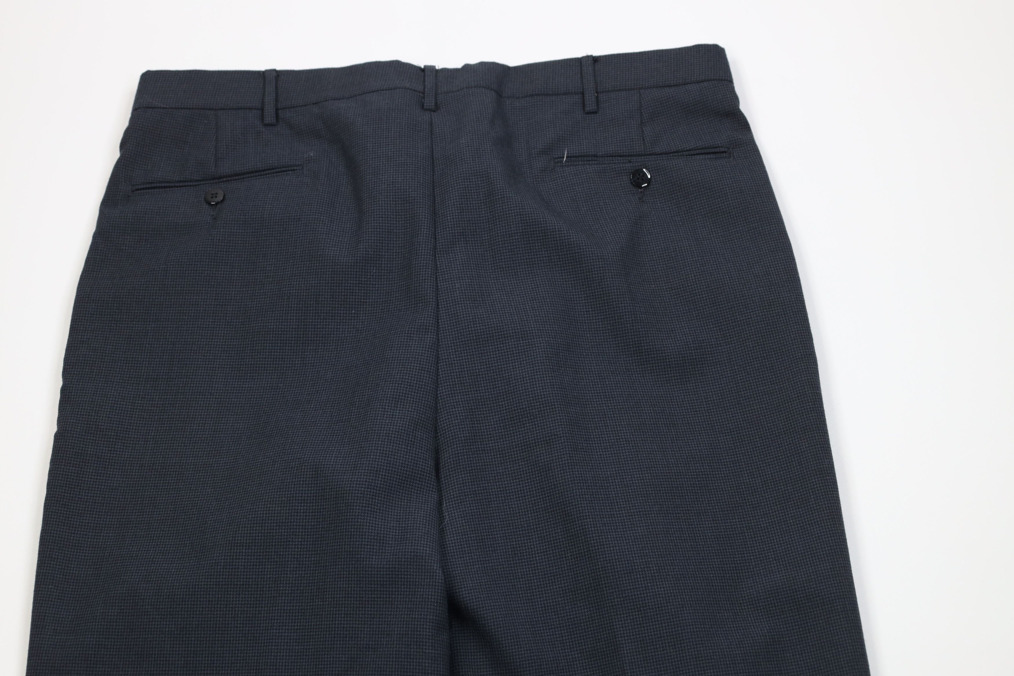 Vintage Vintage 70s Streetwear Houndstooth Wide Leg Chino Pants Size US 38 / EU 54 - 10 Thumbnail