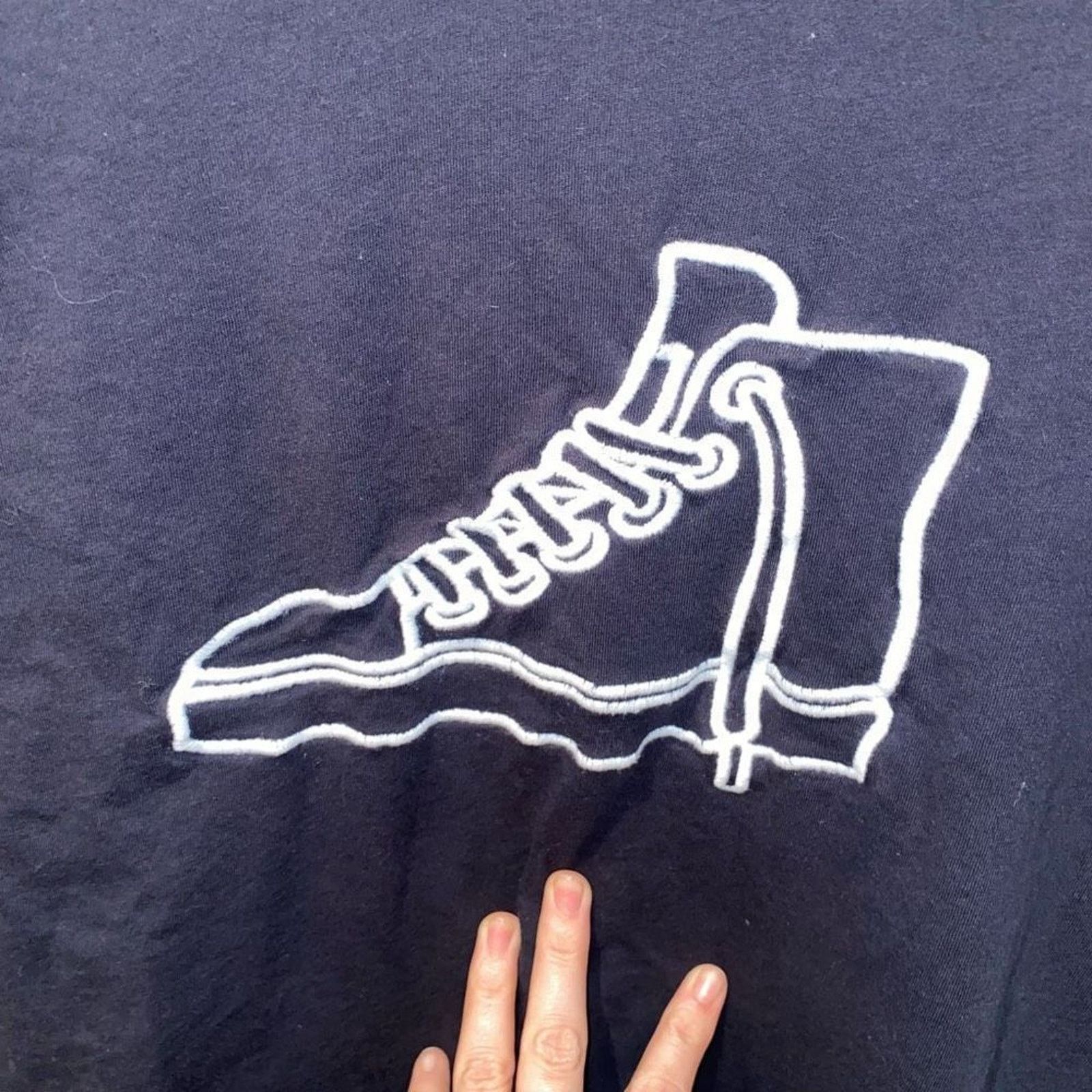 French Connection French Connection Sneaker Slim Crewneck T-shirt Blue White Size US M / EU 48-50 / 2 - 4 Thumbnail