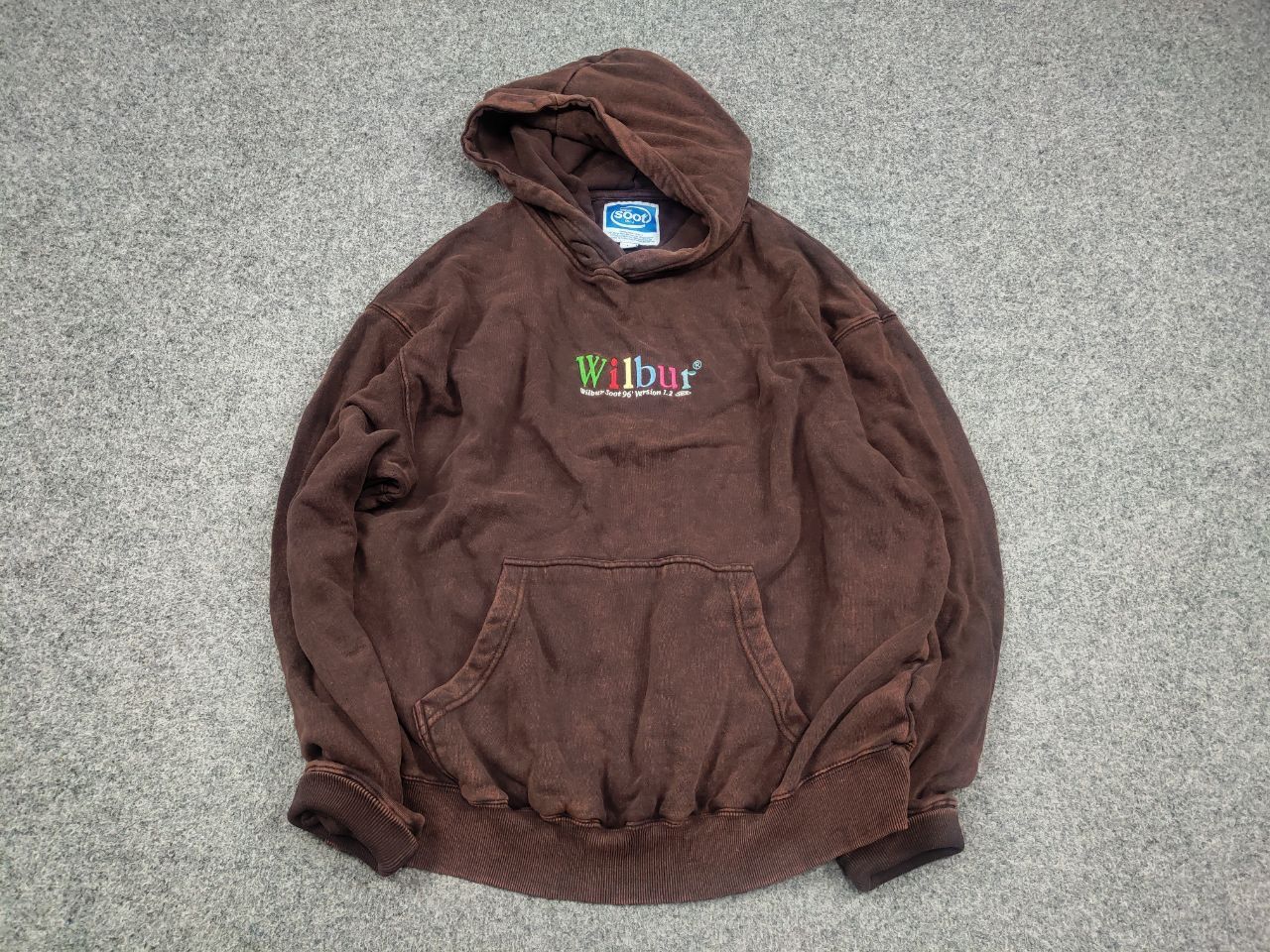 Vintage Wilbur Soot 96' Version 1.2 Embroidered Vintage Wash Hoodie Size US L / EU 52-54 / 3 - 2 Thumbnail