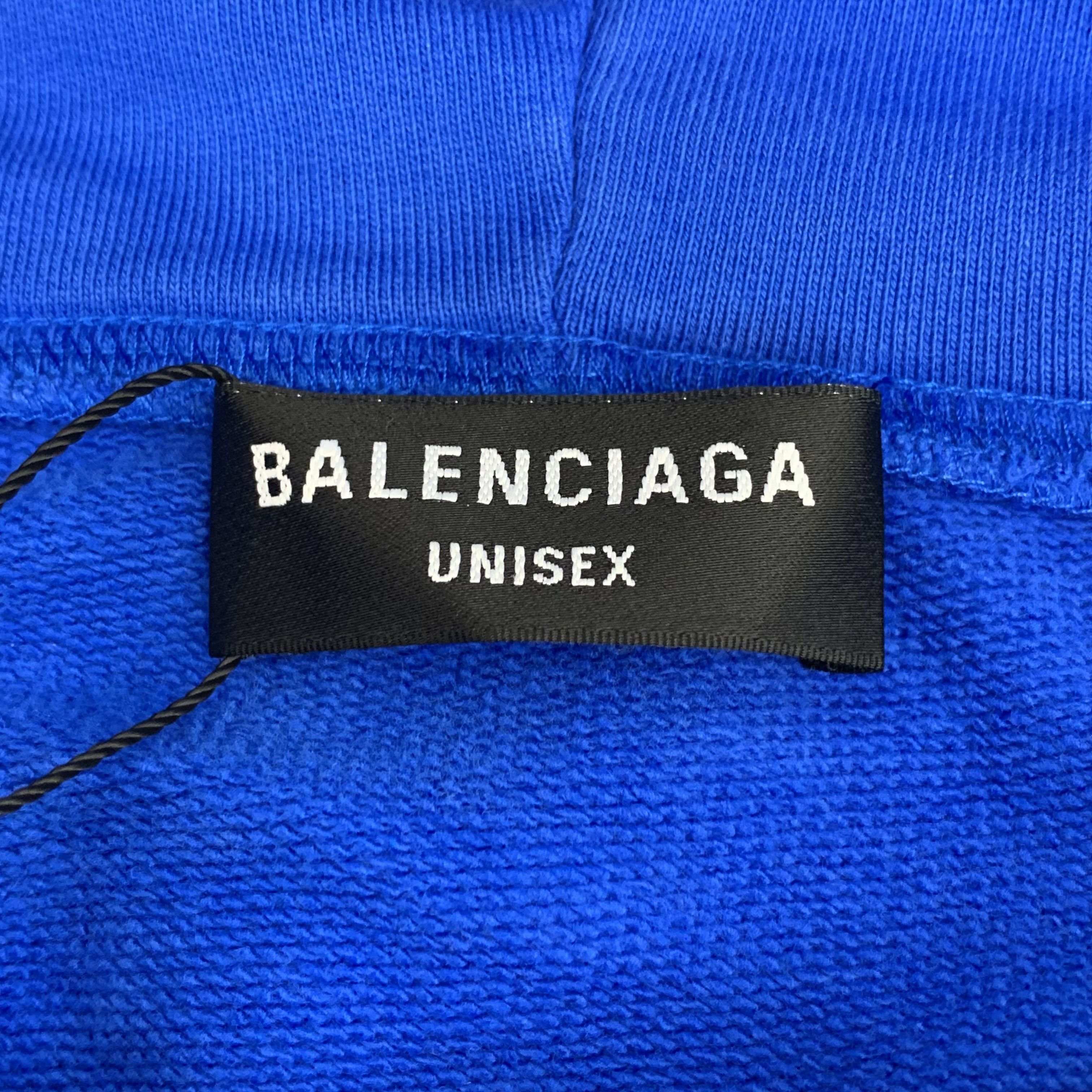Balenciaga Balenciaga x Simpsons Navy Print Hoodie (Size L) Size US L / EU 52-54 / 3 - 2 Thumbnail