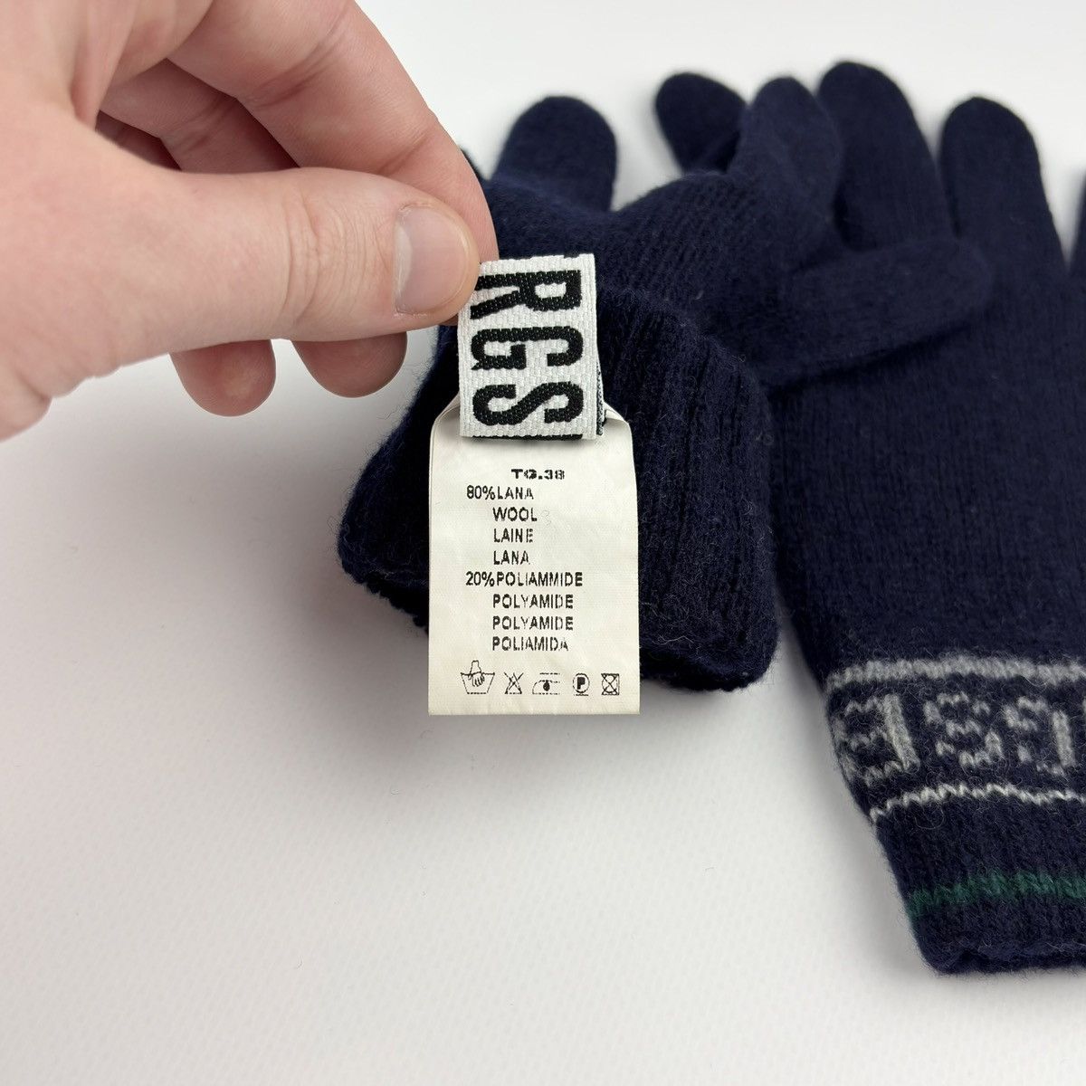 Dirk Bikkembergs Dirk Bikkembergs Knitted wool Gloves Size ONE SIZE - 10 Thumbnail