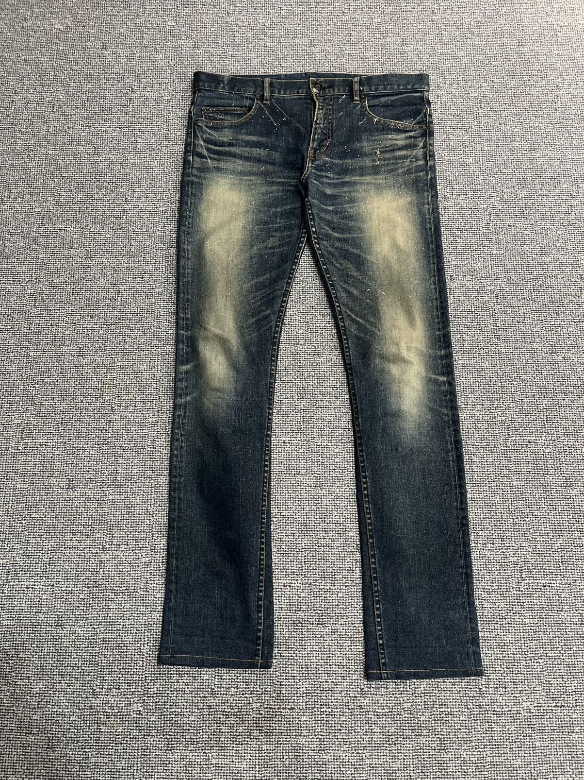 Giuliano Fujiwara Giuliano Fujiwara Spalatter Paint Slim Stretch jeans 34 x 32 Size US 34 / EU 50 - 2 Thumbnail