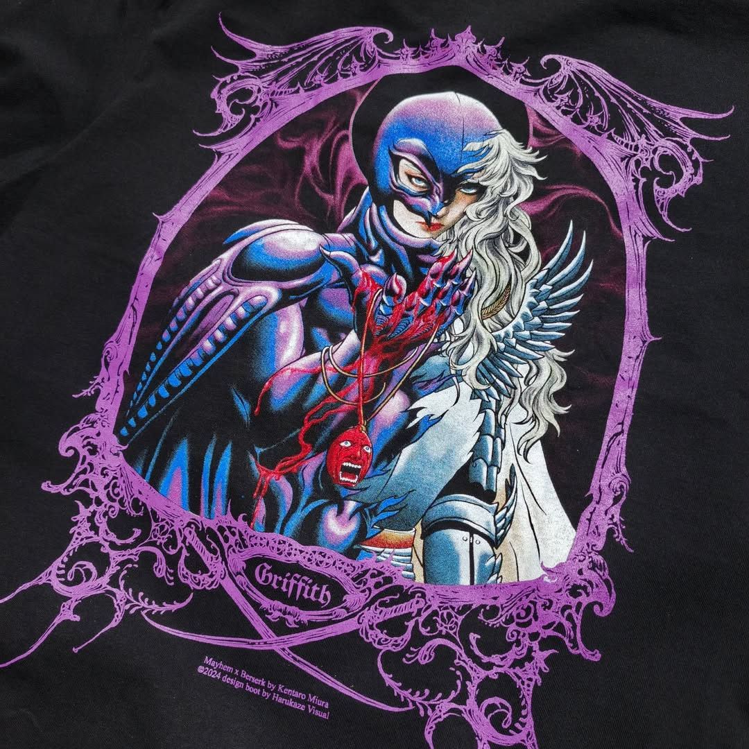 Anime × Japanese Brand × Vintage Berserk "Femto" x Mayhem Anime Tee Size US XL / EU 56 / 4 - 6 Thumbnail