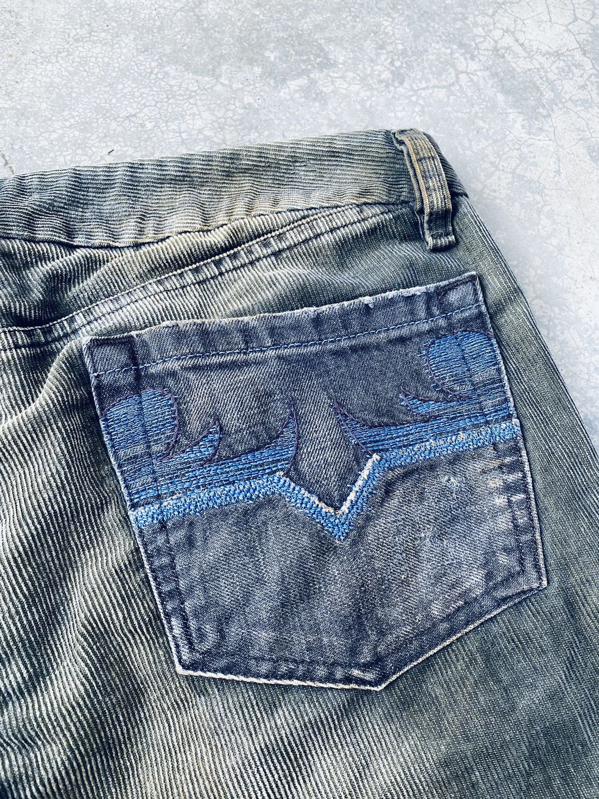 Diesel Vintage Diesel Corduroy Rusty Bottom Bell Distressed Pants Size US 35 - 10 Thumbnail