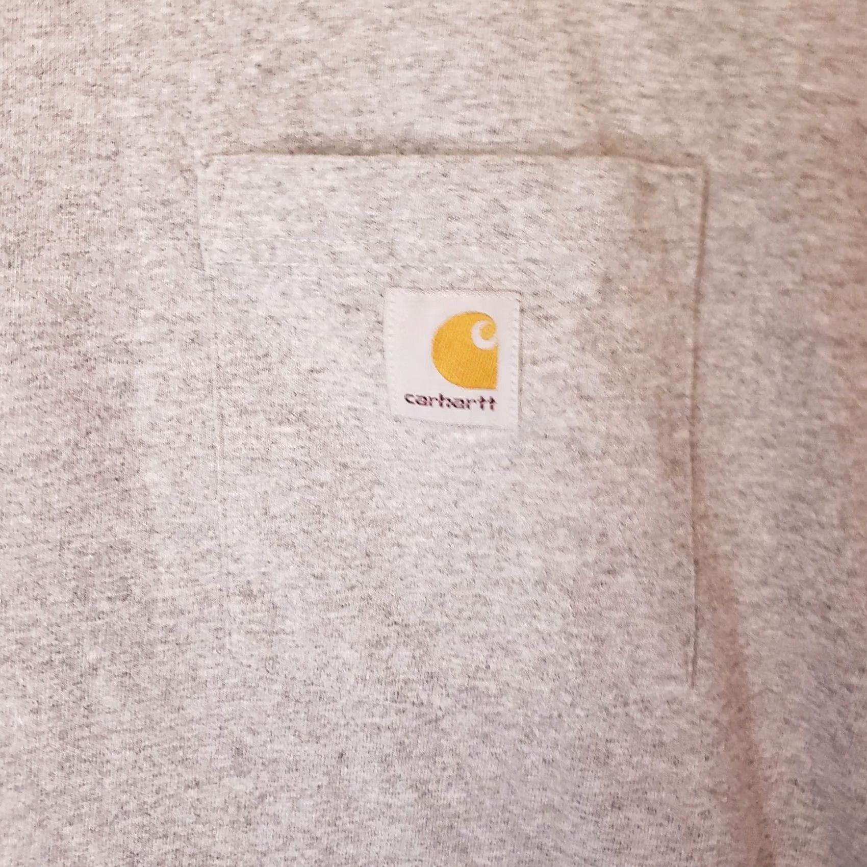 Carhartt Carhartt Shirt Men's XL Gray Workwear Short Sleeve Pocket Tee Cotton Blend Knit Logo Pocket Tee Regular Fit Mens Size US XL / EU 56 / 4 - 4 Thumbnail