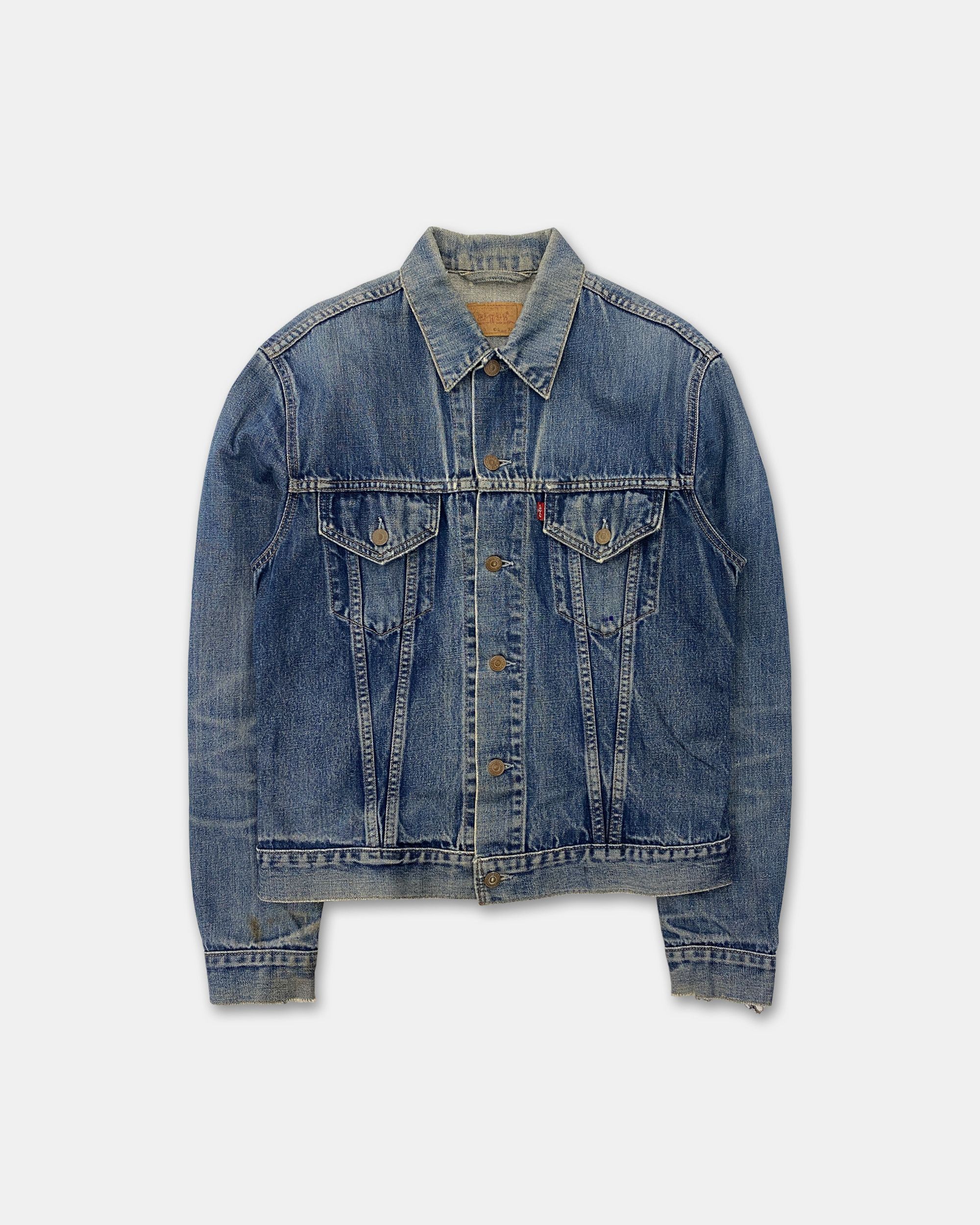 Levi's 2000s Type 3 Distressed Denim Jacket Size US L / EU 52-54 / 3 - 1 Thumbnail