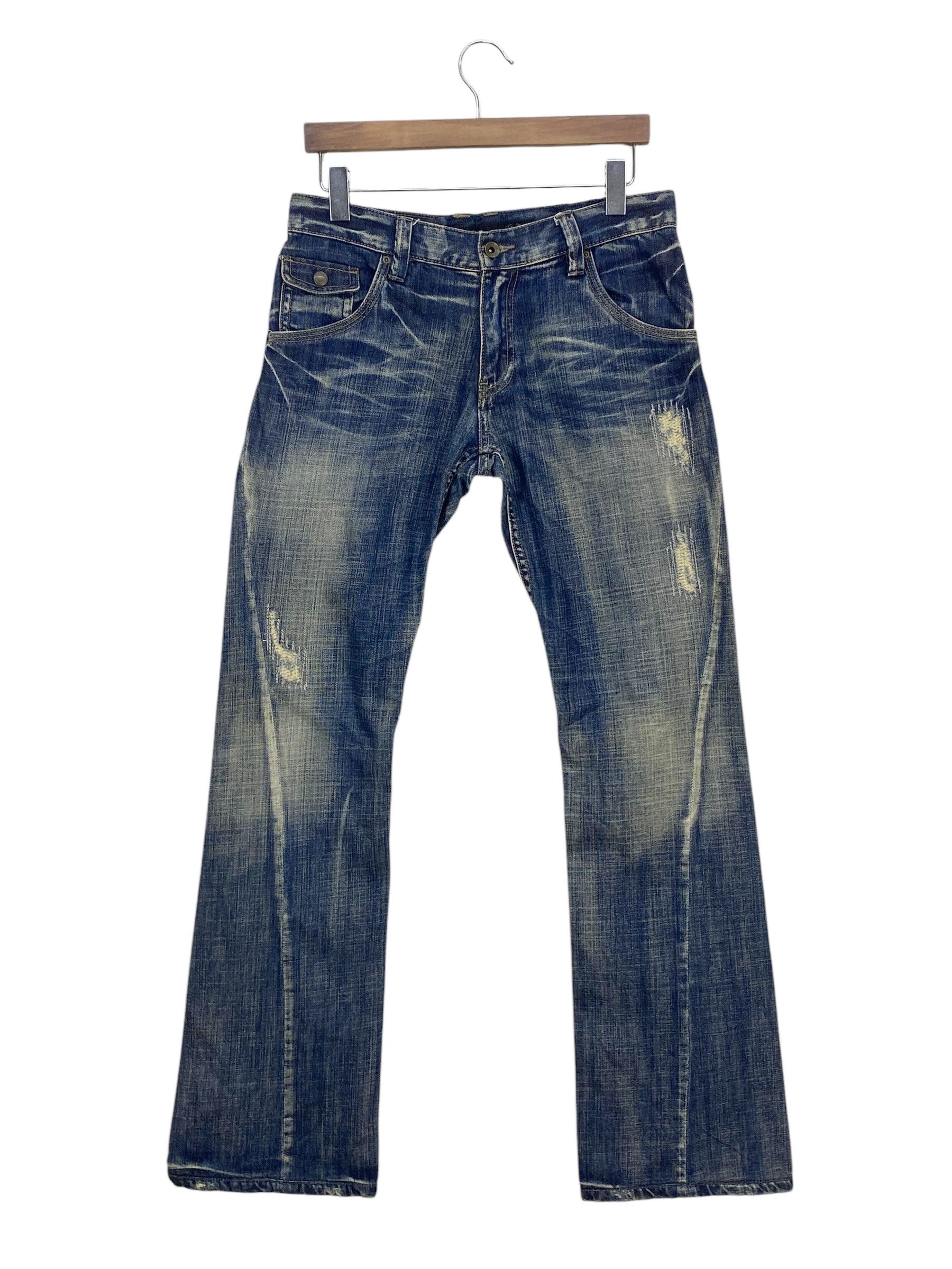 Tete Homme Tete Homme Jeans Flare Jeans Size 29" - 2 Thumbnail