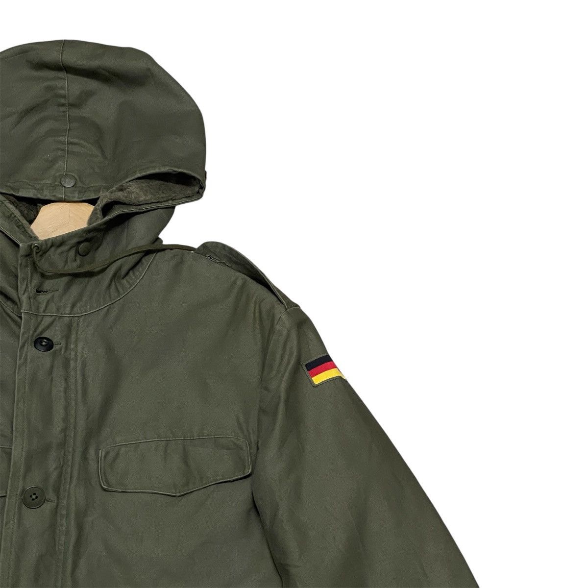Vintage Vintage 80s German Army Military Issue Field Parka Jacket Size US XL / EU 56 / 4 - 2 Thumbnail